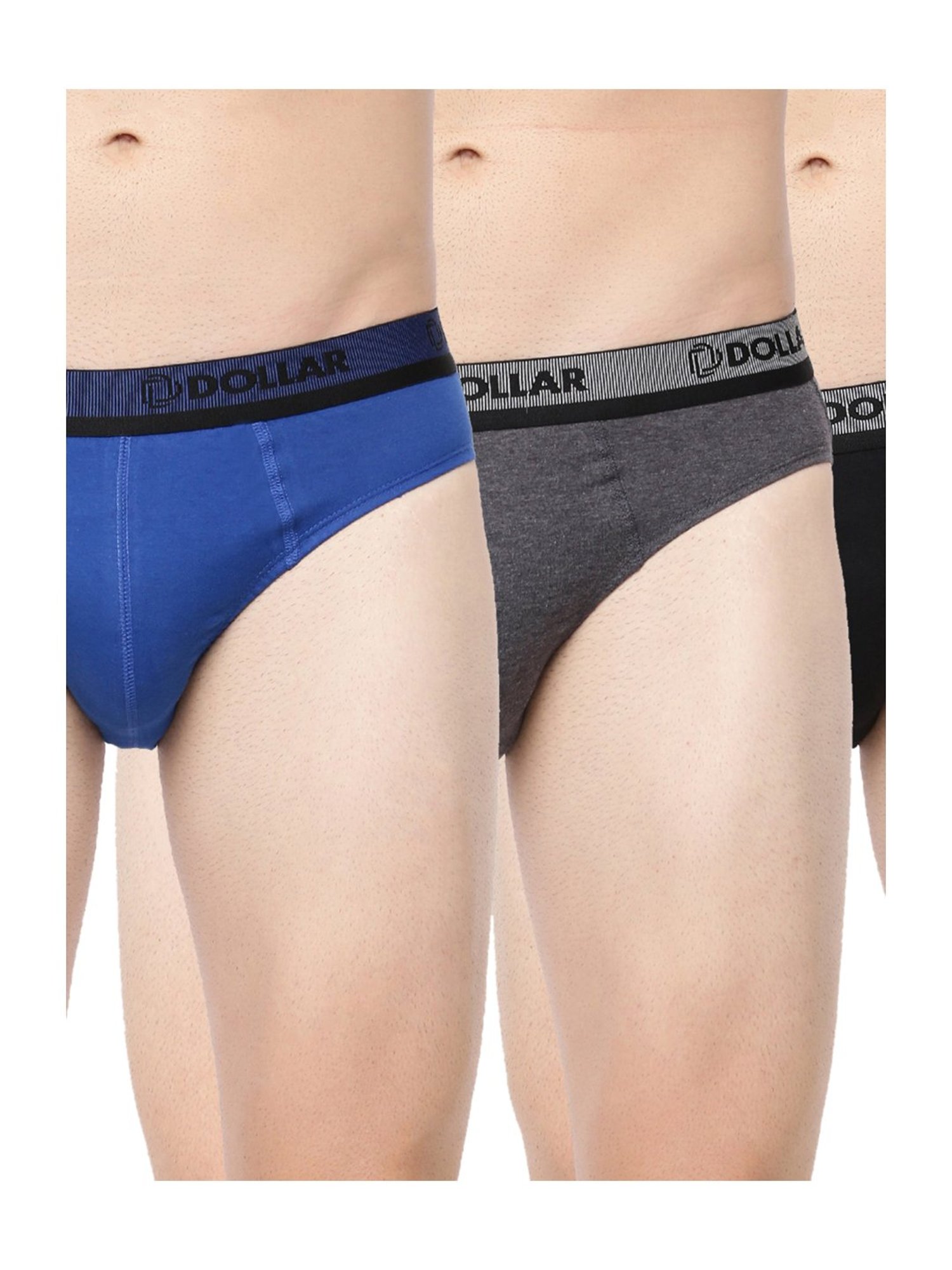 Buy U.S. POLO ASSN. Mens Solid Cotton Mid Rise Briefs Multi-Color (Pack of  2) Online