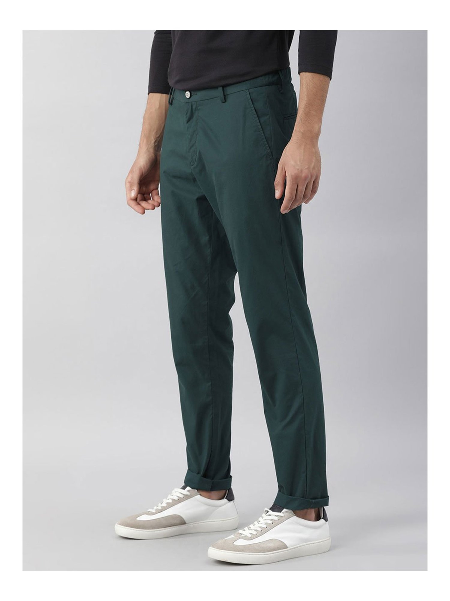 Buy Raymond Men Grey Slim Fit Self Design Formal Trousers  Trousers for  Men 8989425  Myntra