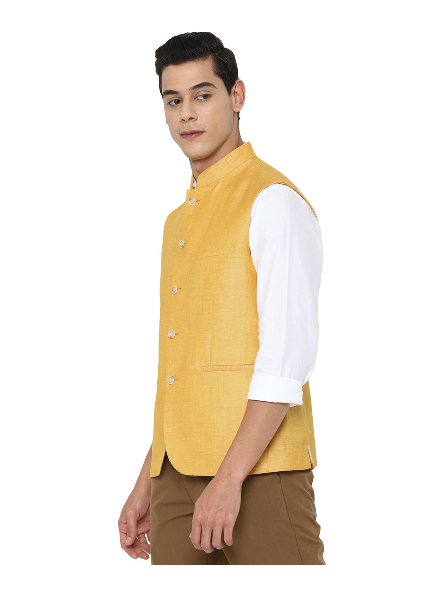 Allen Solly Suits & Blazers, Allen Solly Beige Nehru Jacket for Men at  Allensolly.com