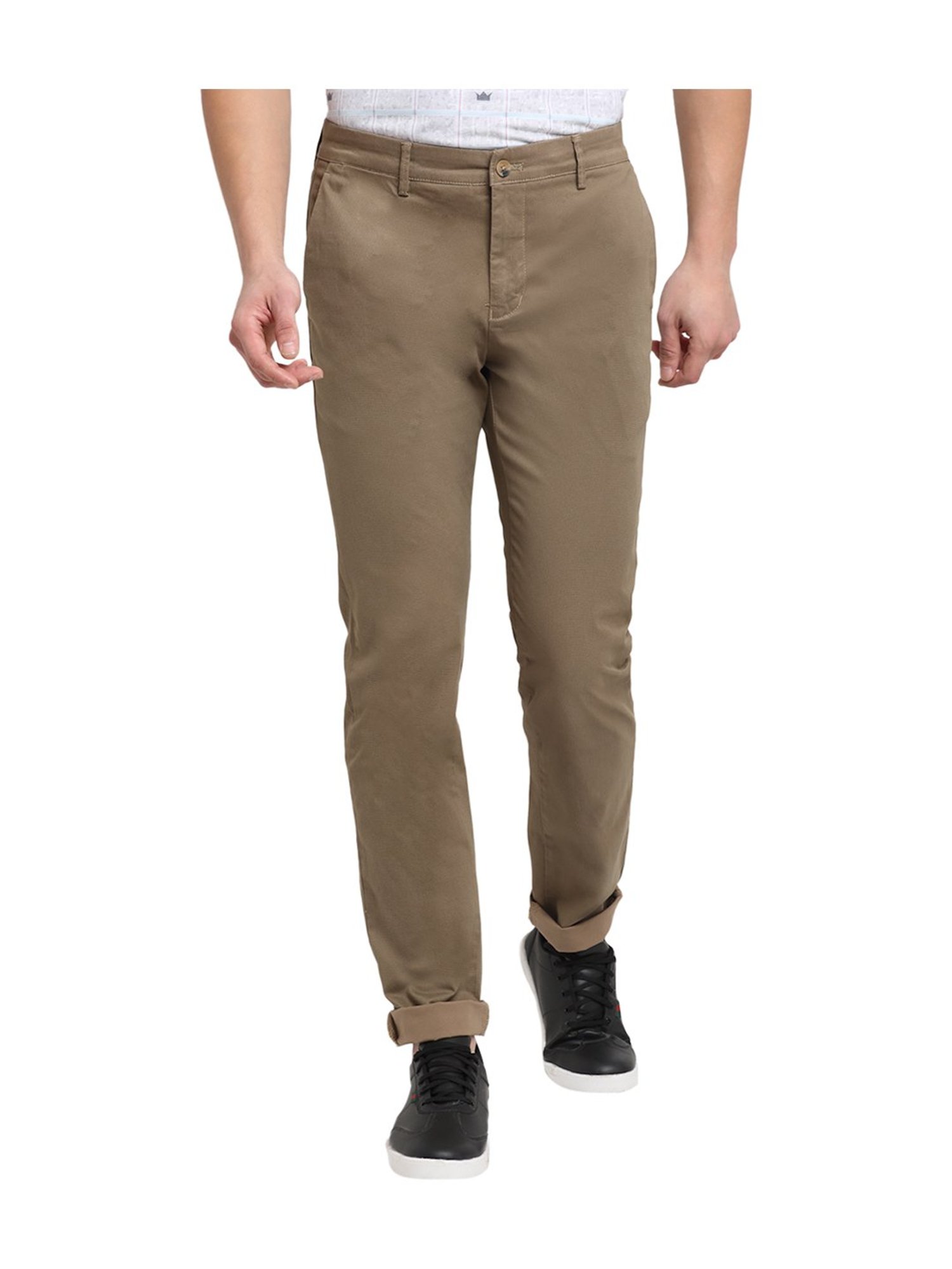 Buy Cantabil Men Formal Grey Trouser Online