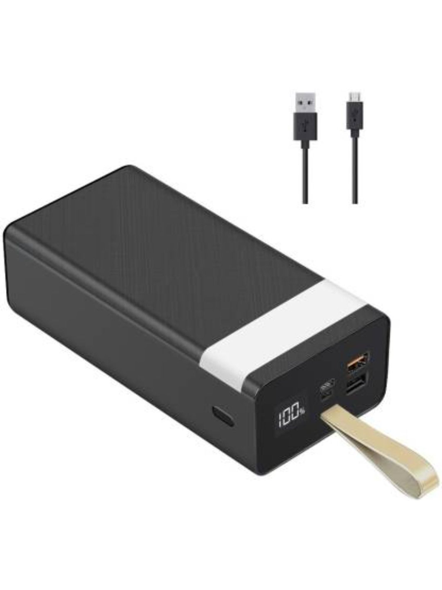 Swiss Tech 40000 mAh Wireless Power Bank with Charging Pad and 65W Fast  Charge, IP54 Weatherproof