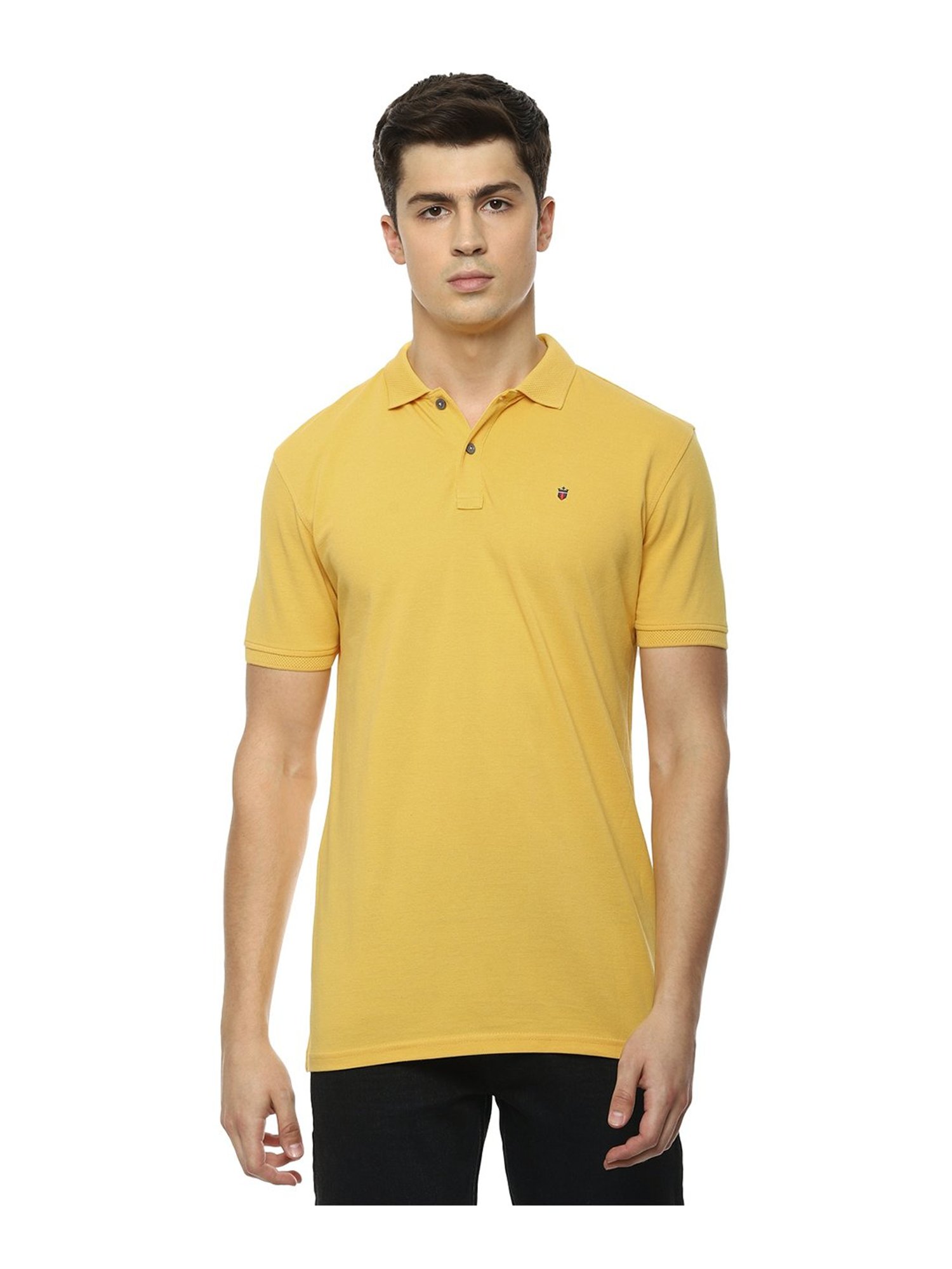 Buy Louis Philippe Yellow Polo T-Shirt for Men's Online @ Tata CLiQ