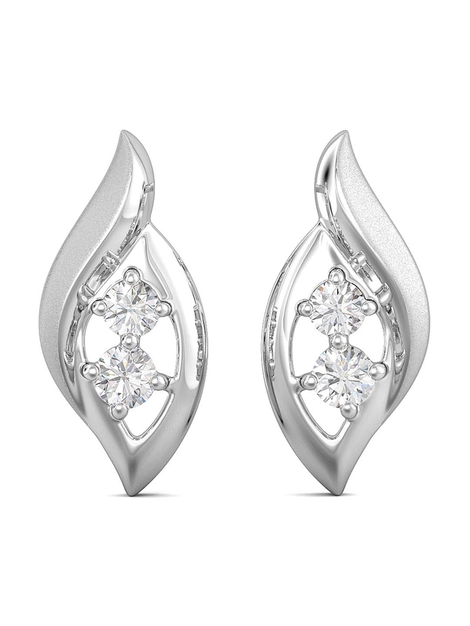 14 Platinum Earrings Designs, Buy Price @ 2954 - CaratLane.com