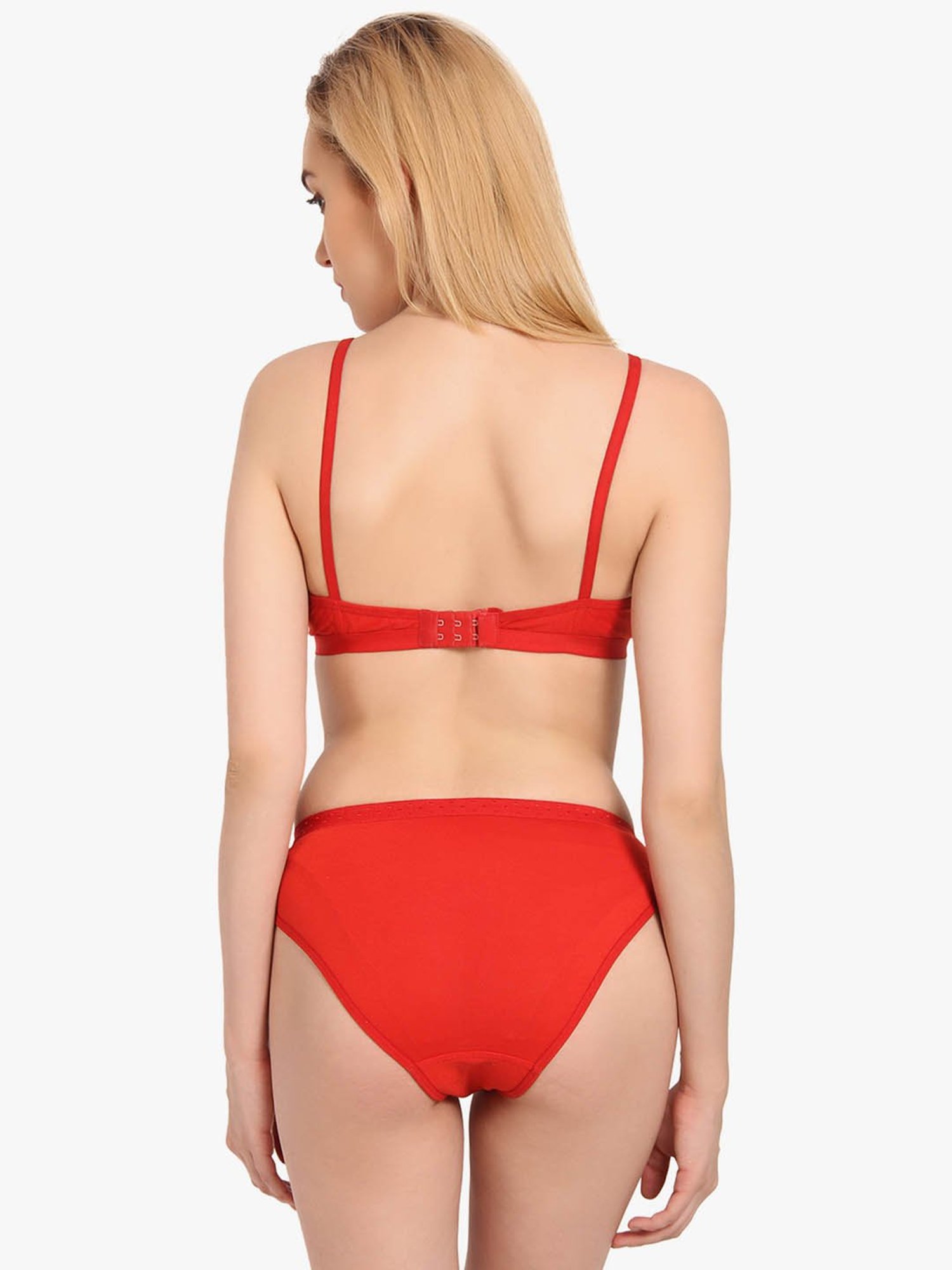Buy Innocence Red Non Wired Non Padded T-Shirt Bra for Women Online @ Tata  CLiQ