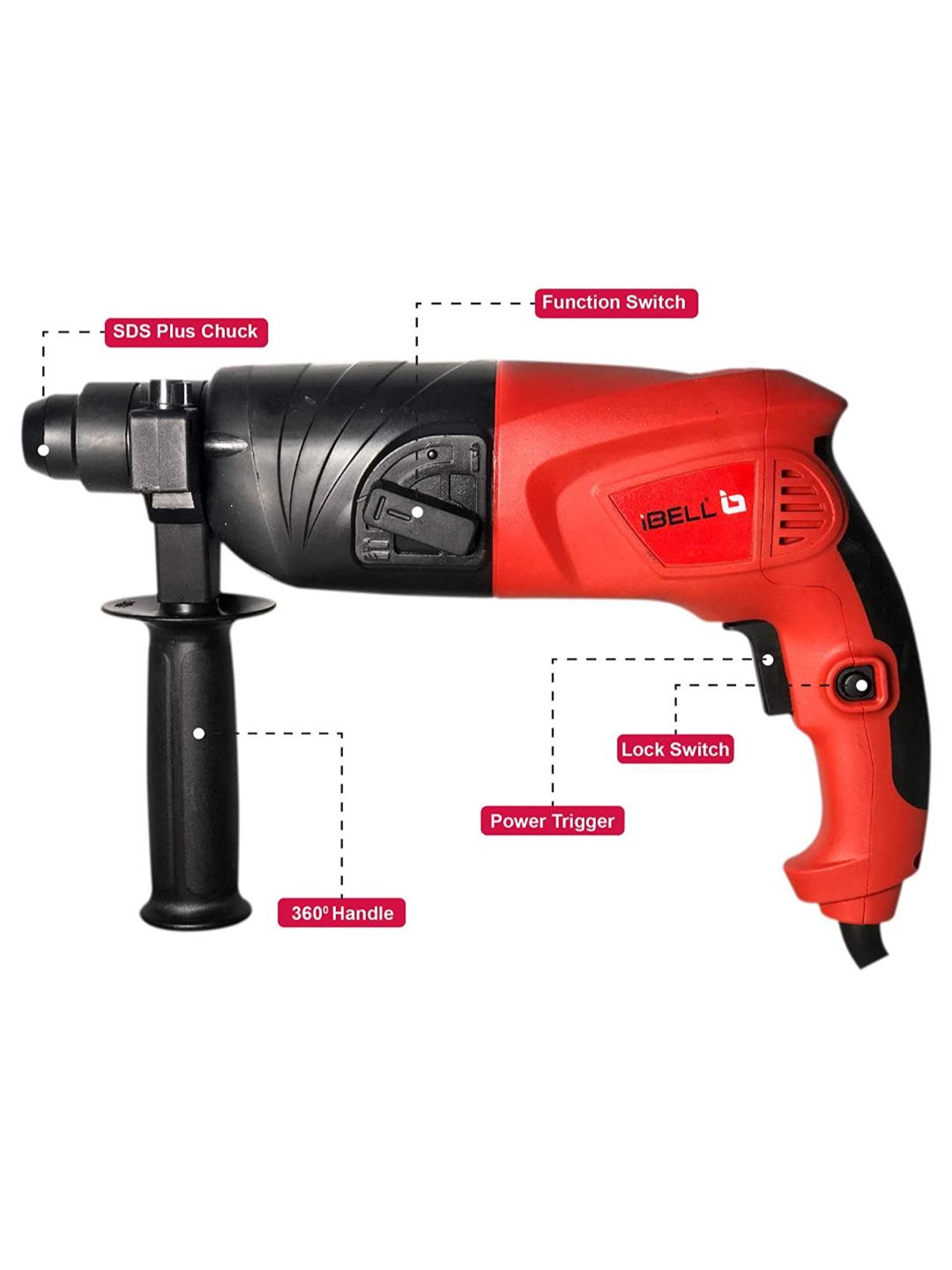 Ibell hammer drill on sale machine 26mm