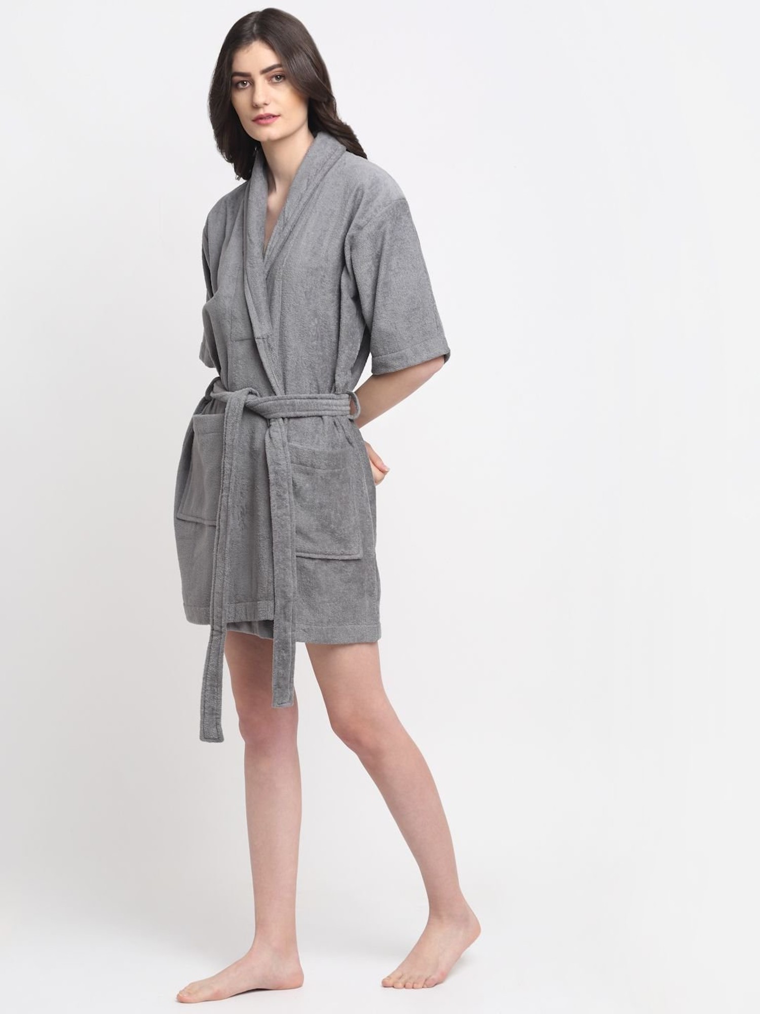 Amazon.com: A2Z 4 Kids Unisex Terry Towel Robe 100% Cotton Dressing Gown -  Towel Bathrobe Steel Grey 9-10.: Clothing, Shoes & Jewelry