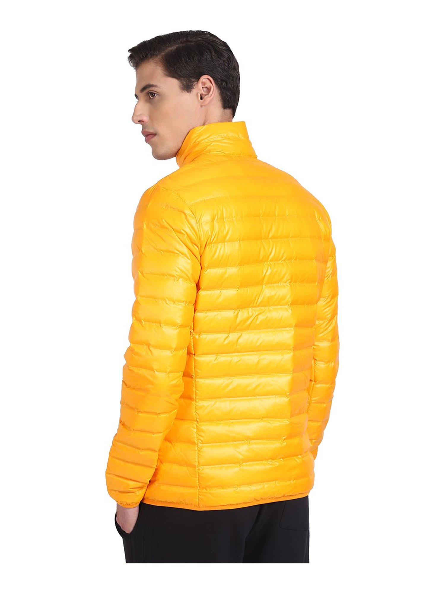 Adidas yellow store jacket mens