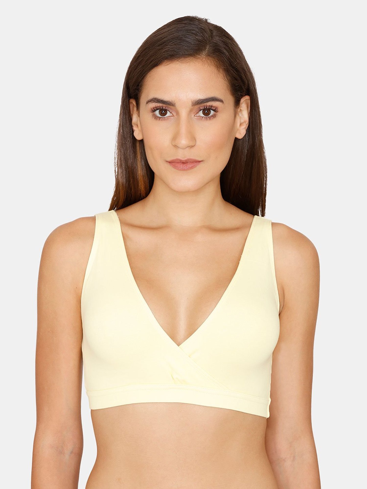 Buy Zivame Yellow Non Wired Non Padded Maternity Bra for Women