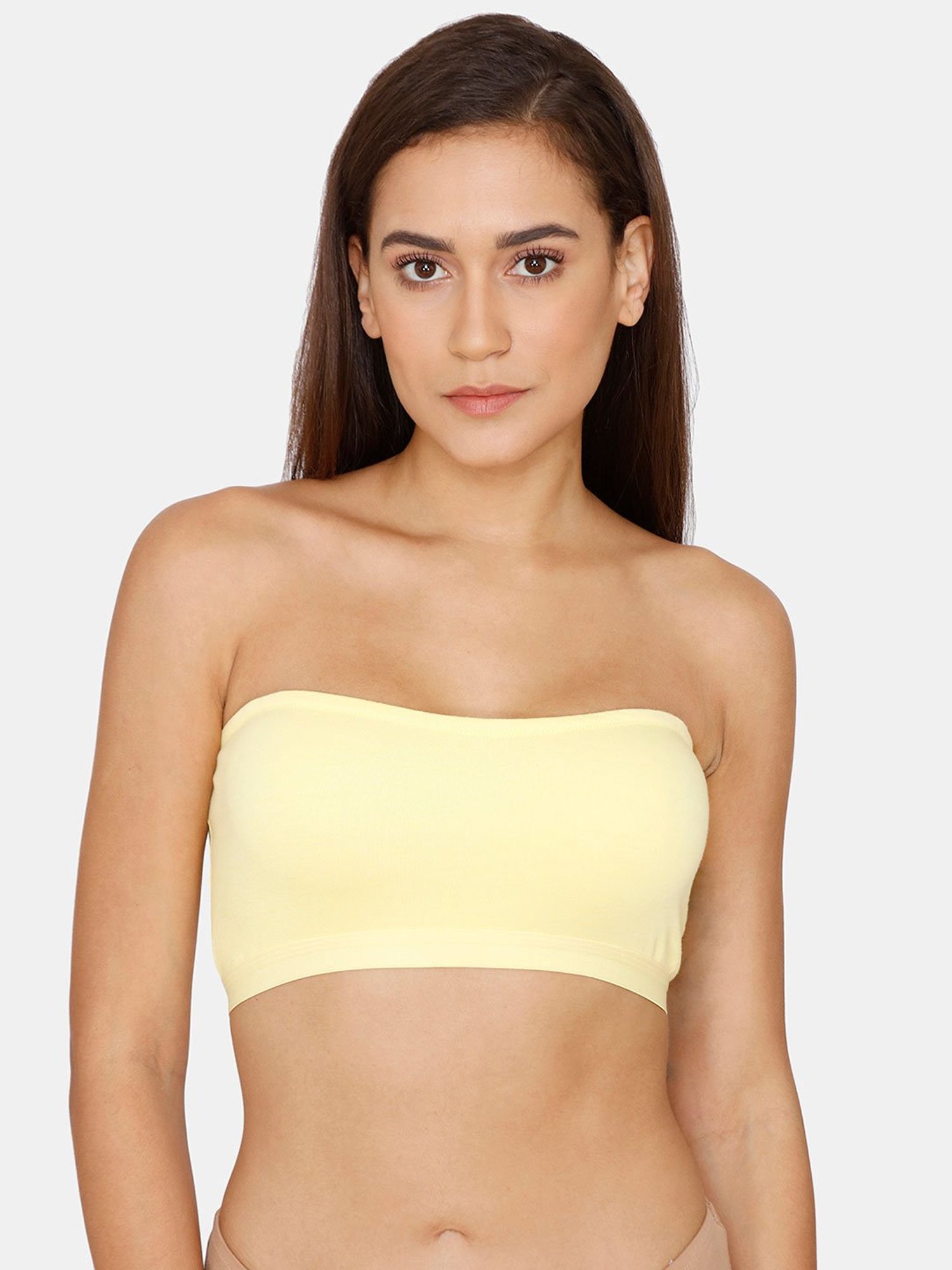 Buy Zivame Yellow Non-wired Non-padded Tube Bra for Women Online @ Tata CLiQ