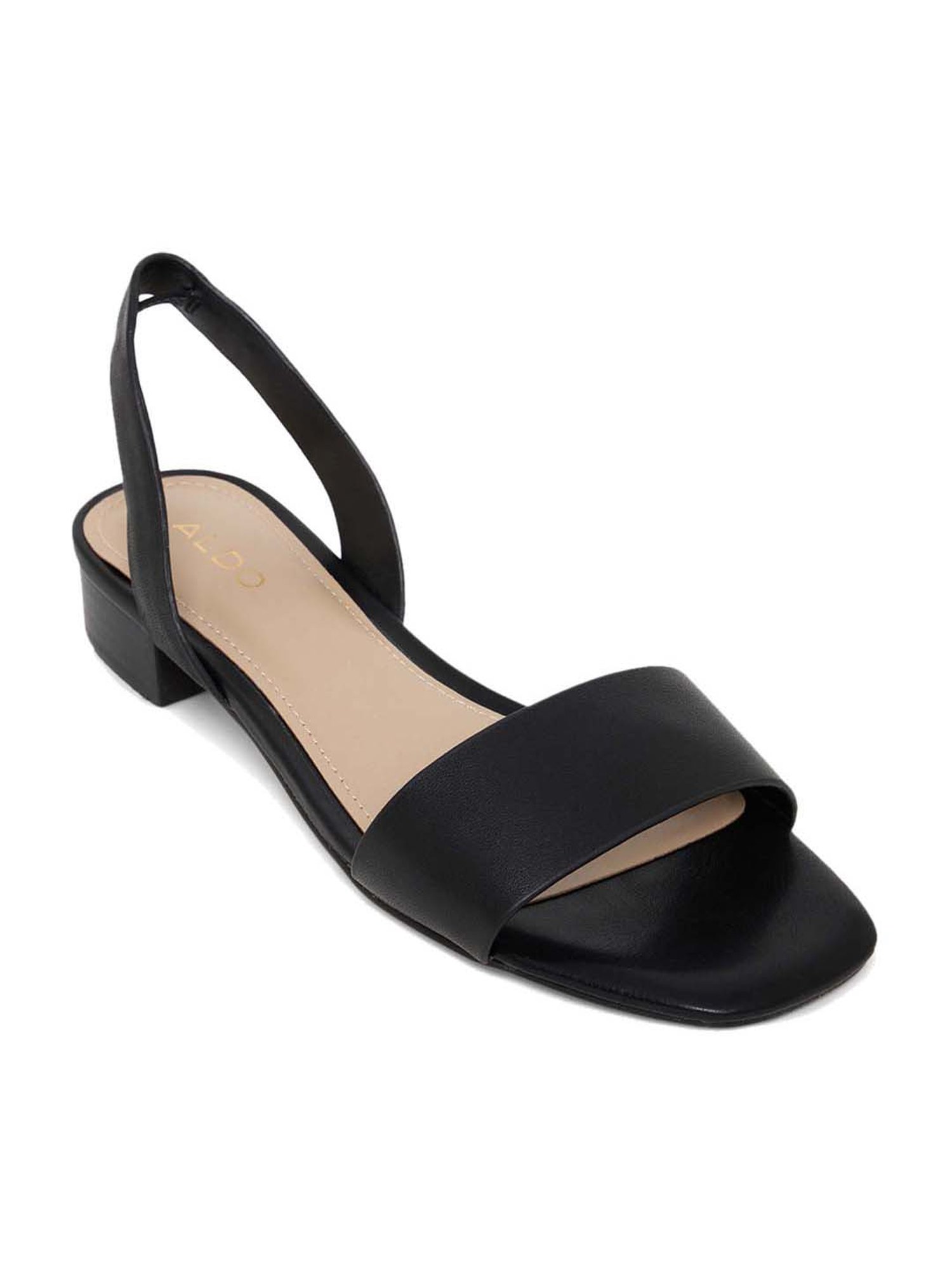 The Row Buckle Sling Crêpe De Chine Sandals in Black | Lyst