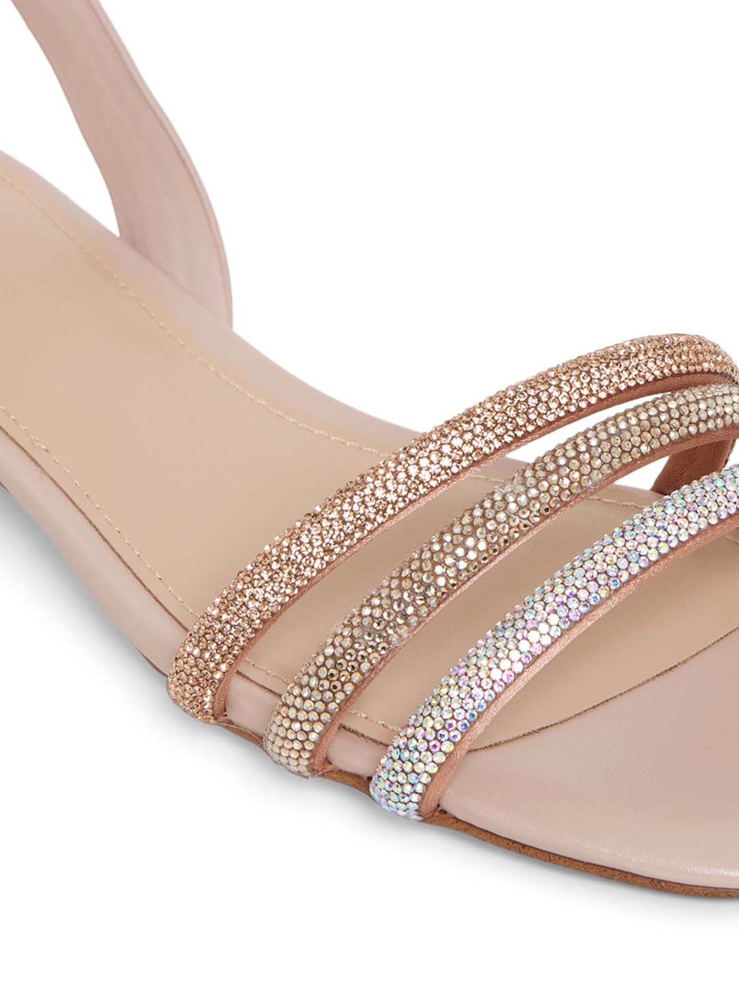 Buy Aldo Women s Rose Gold Sling Back Sandals for Women at Best