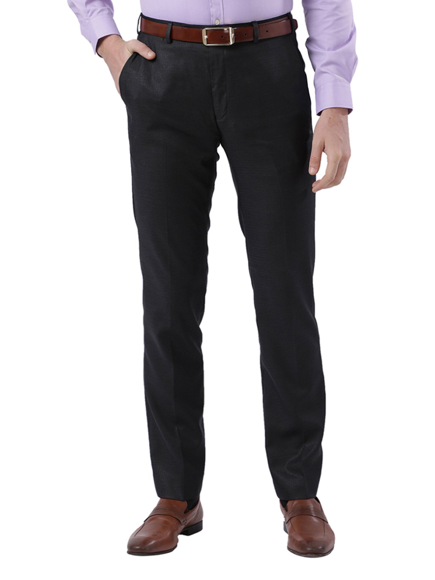 Next Look by Raymond Slim Fit Men Black Trousers  Buy Next Look by Raymond  Slim Fit Men Black Trousers Online at Best Prices in India  Flipkartcom