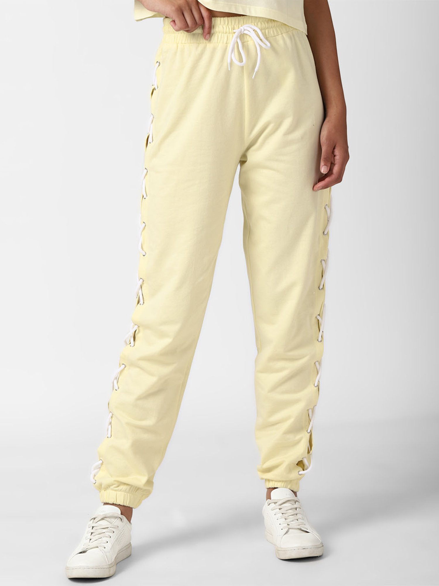 Yellow Regular Fit Sweatpants 