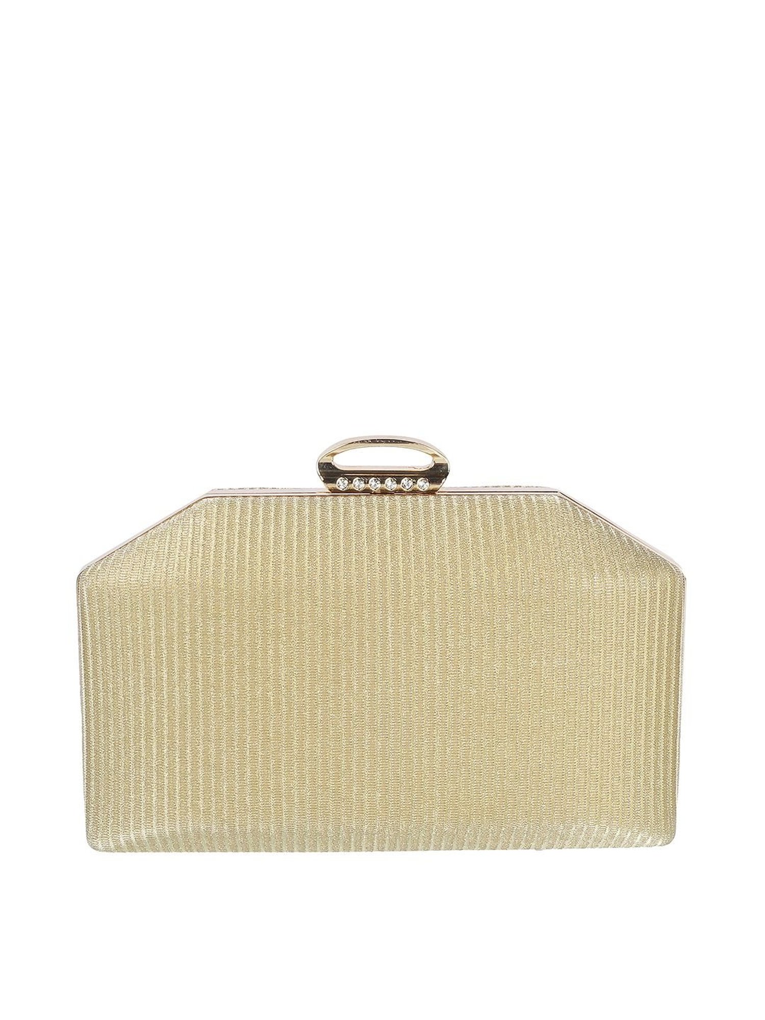 Buy Beige Embroidered Beaded Clutch With Sling by The Purple Sack Online at  Aza Fashions.