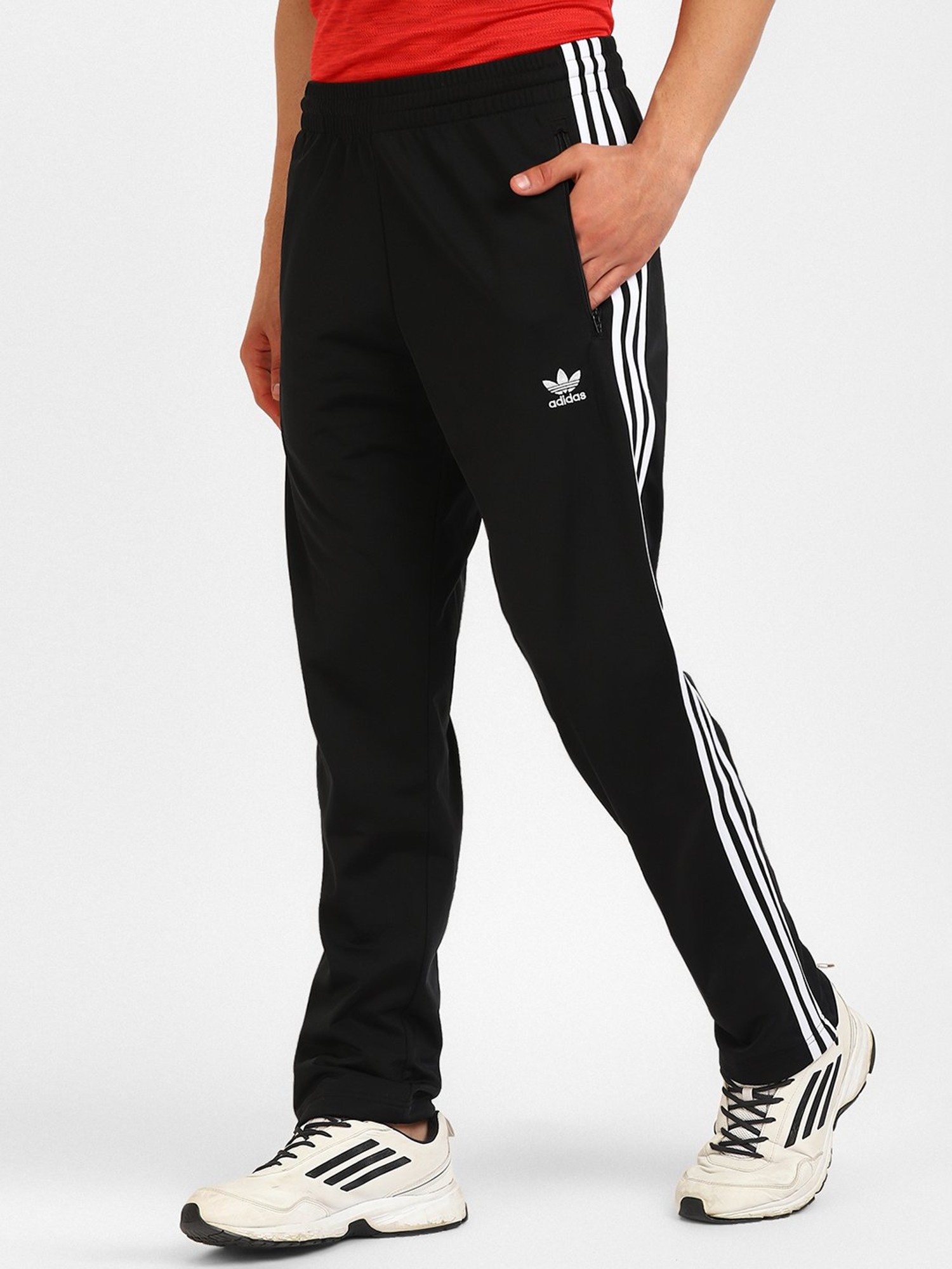adidas Originals Womens Large Logo Track Pants Charcoal Solid GreyWhite  2XS  Amazonin Clothing  Accessories