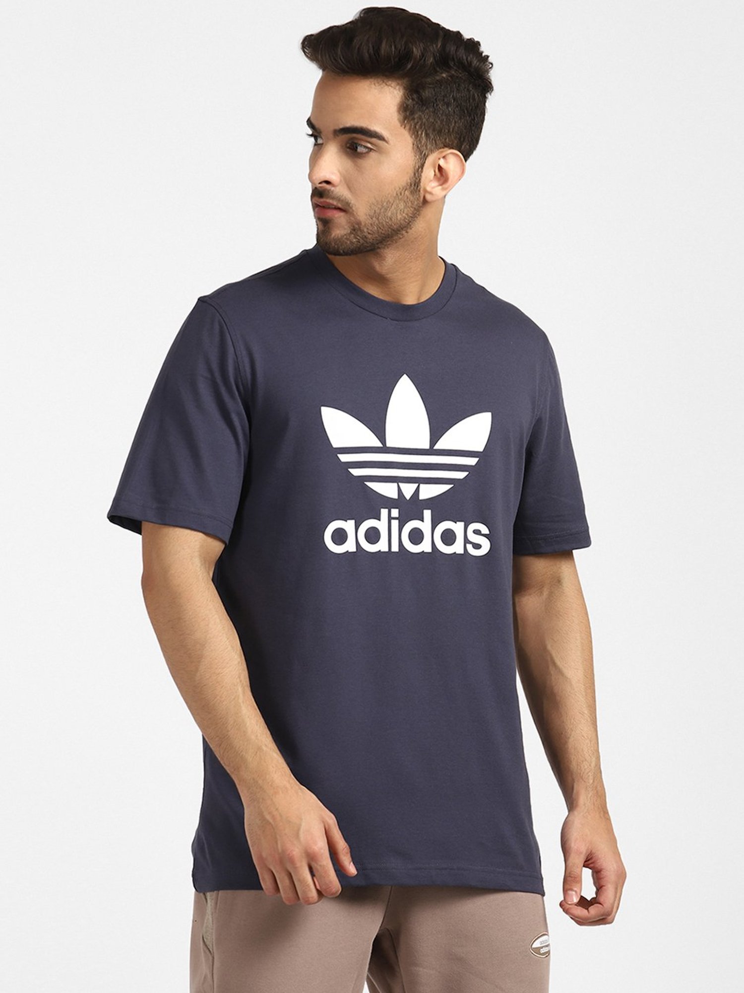 Buy Adidas Originals Purple Regular Fit Printed Sports T-Shirt for Mens  Online @ Tata CLiQ