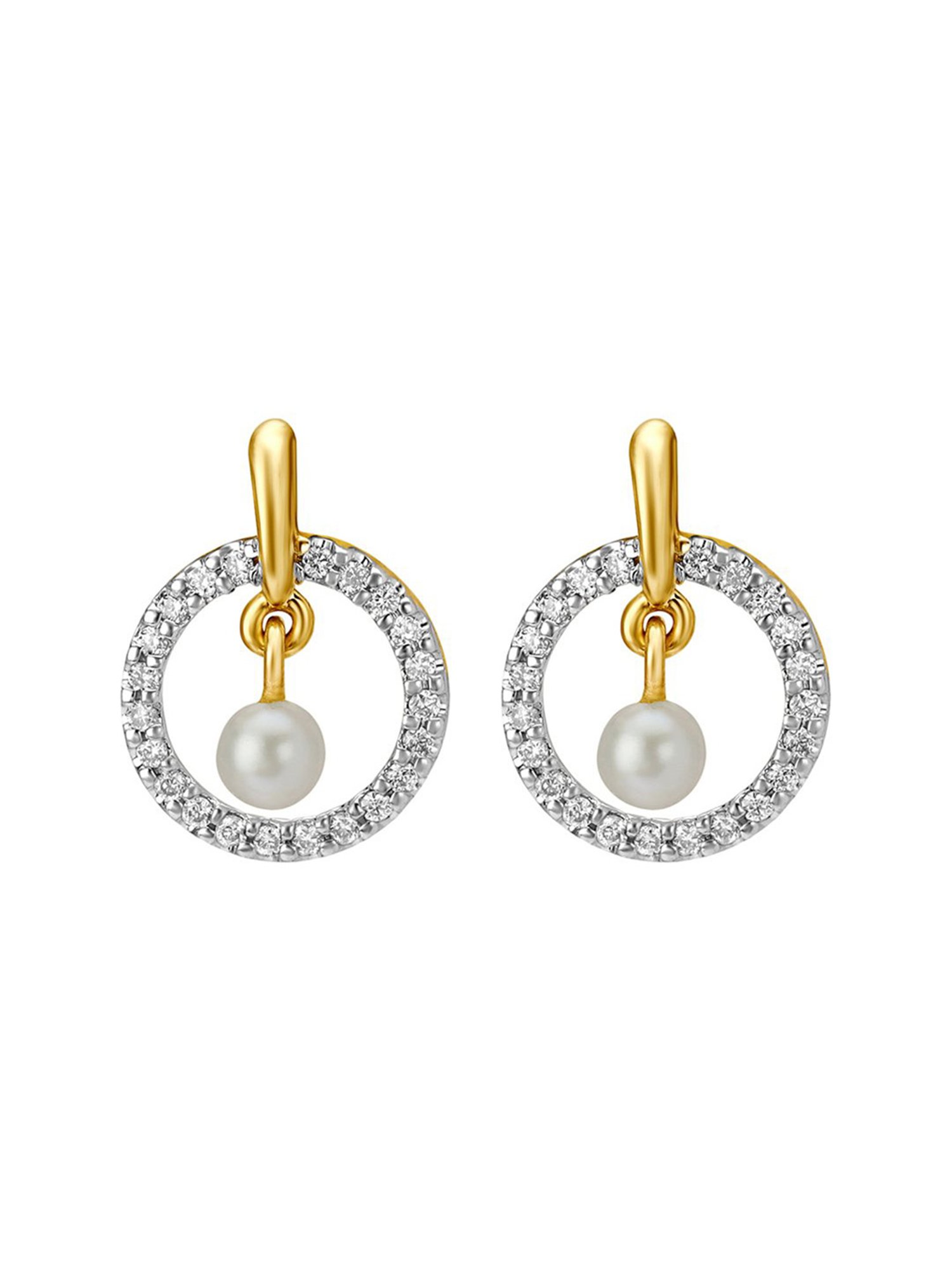 CaratLane A Tanishq Partnership  Simple Flower Pearl Earrings Rs 10424   httpgoogljnbTm7  Facebook