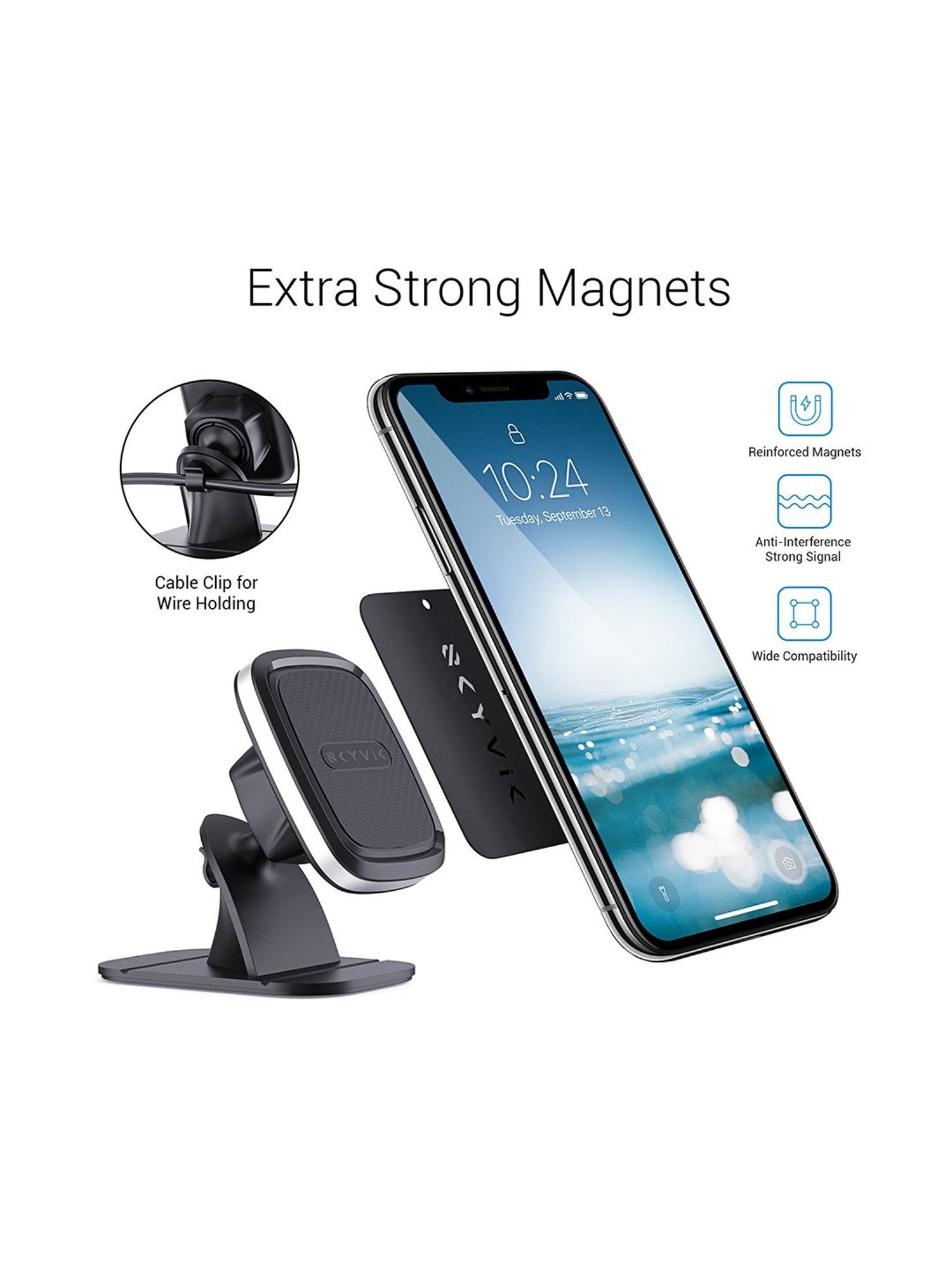 Buy SKYVIK TRUHOLD Windshield Magnetic Mobile Holder at Best Price @ Tata  CLiQ