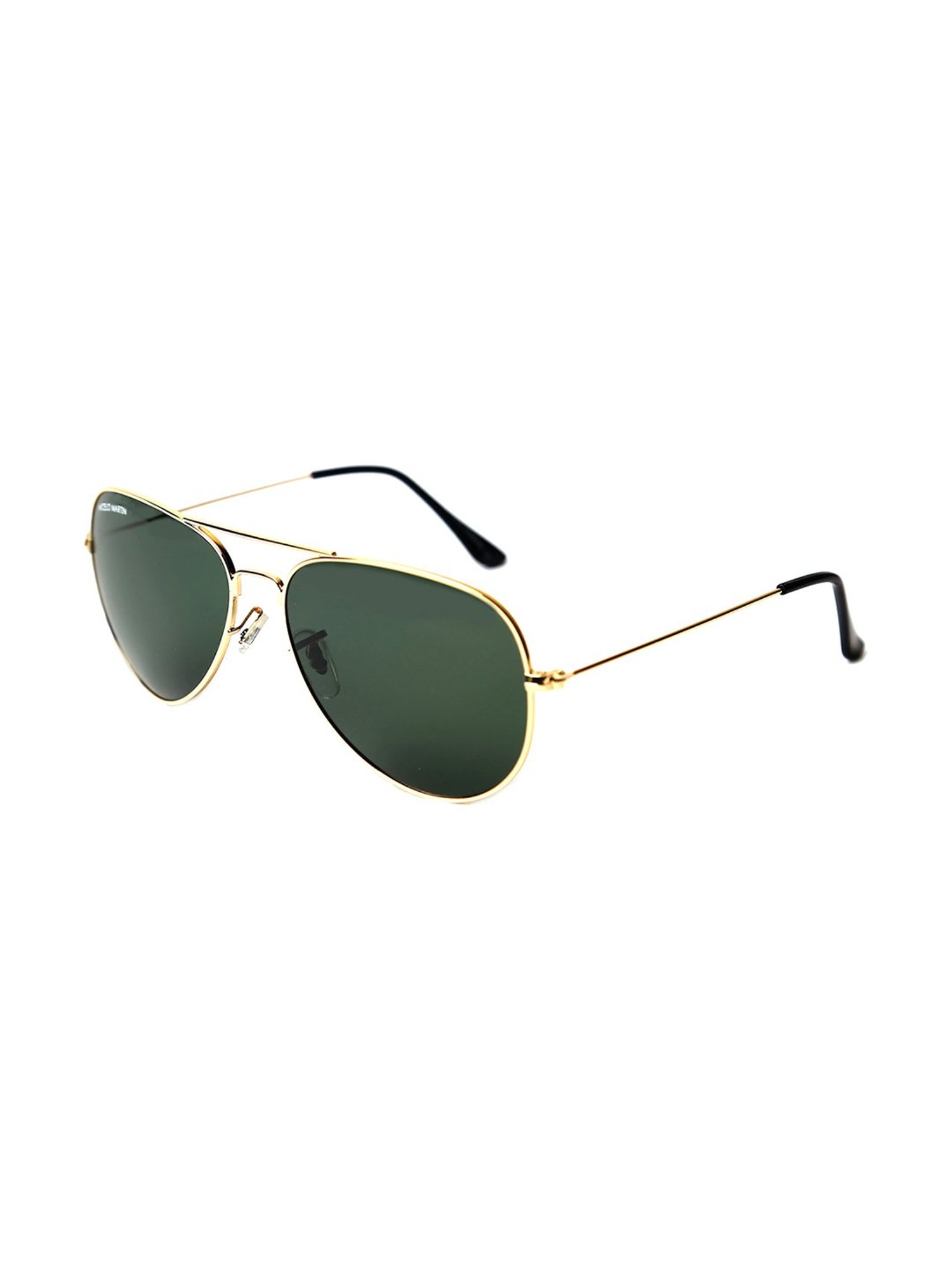 Ferarri Folding Aviator Sunglasses Gold Frame Glass Lens In Original P –  Power Of One Designs