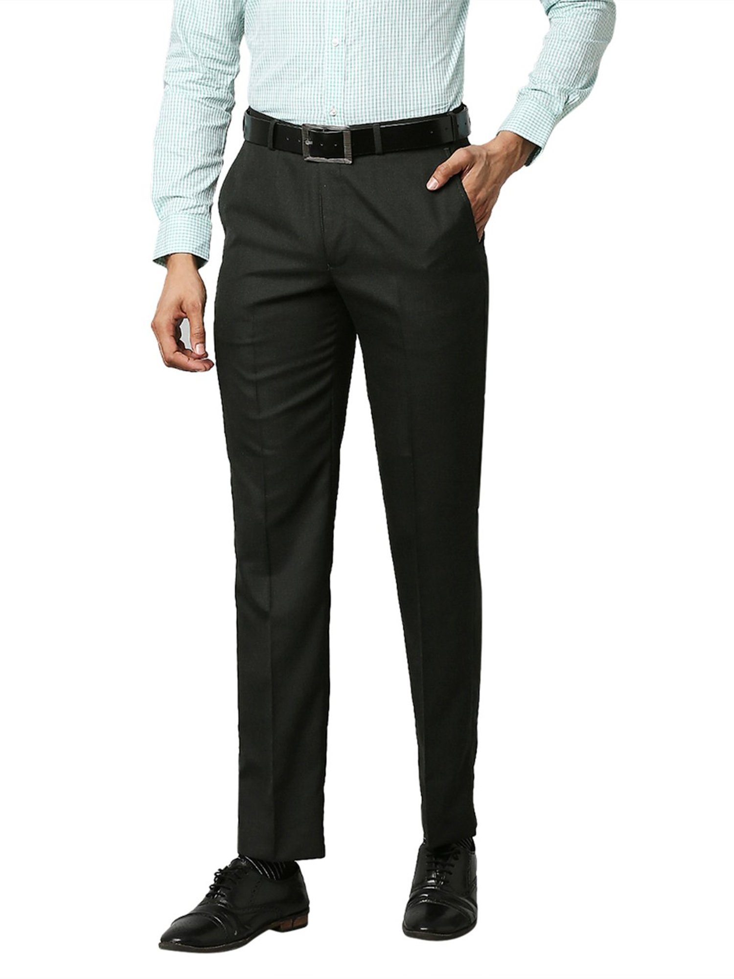 Mens Flat Front Trousers  Hospitality  Simon Jersey