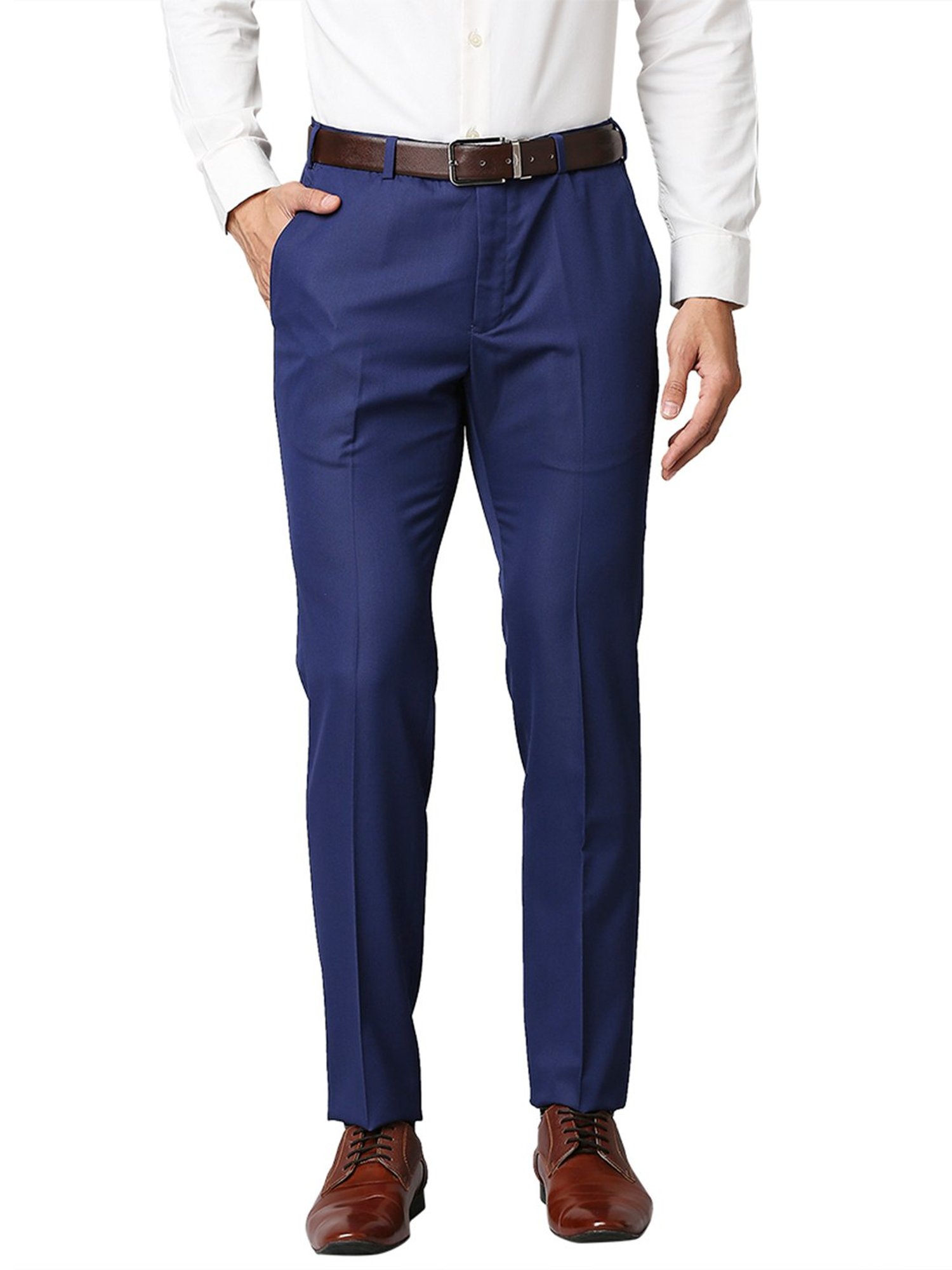 John Lewis Wool Mohair Blend Regular Fit Suit Trousers Royal Blue at John  Lewis  Partners