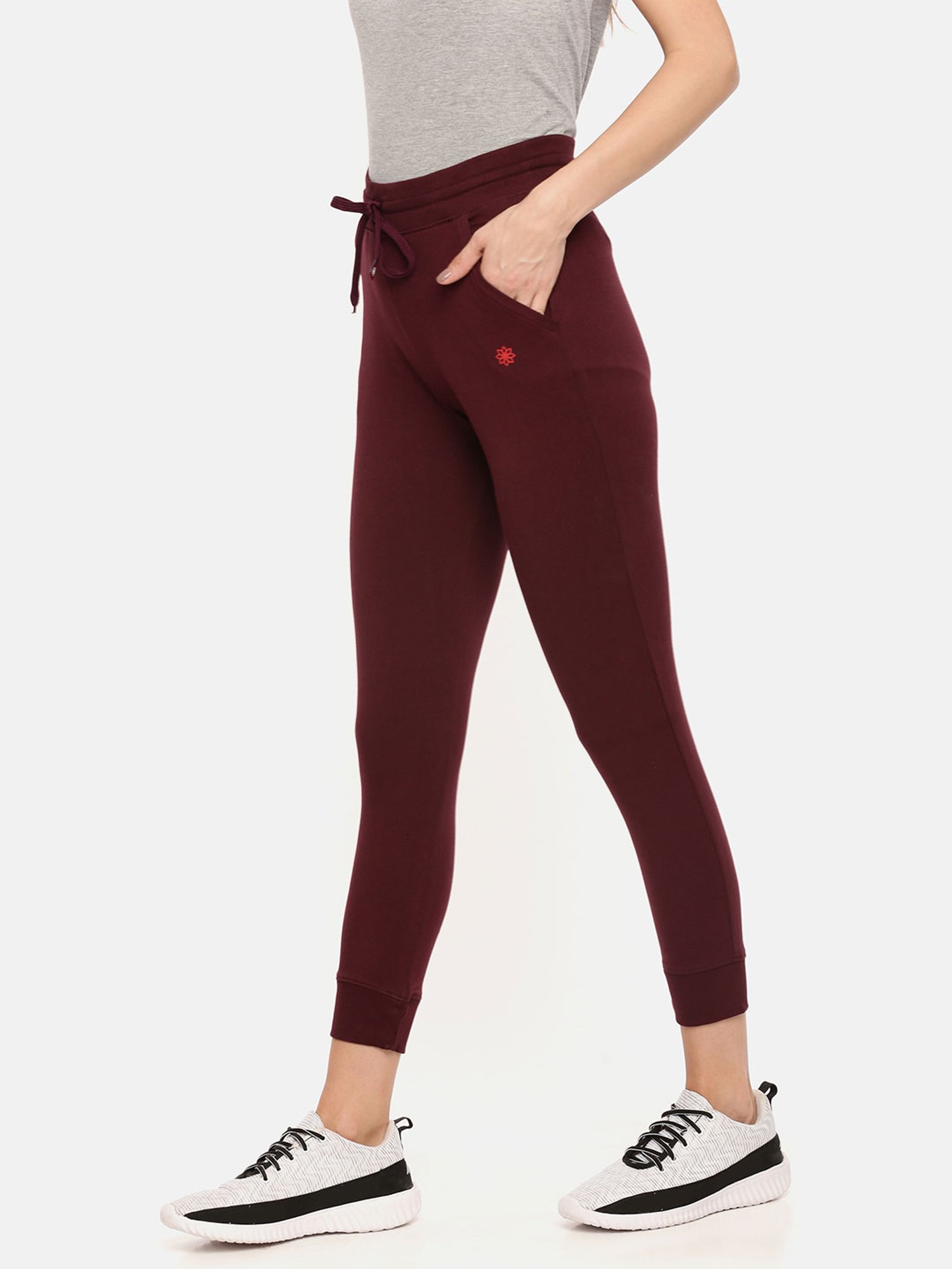 SILVERTRAQ Brown Relaxed Fit Leggings