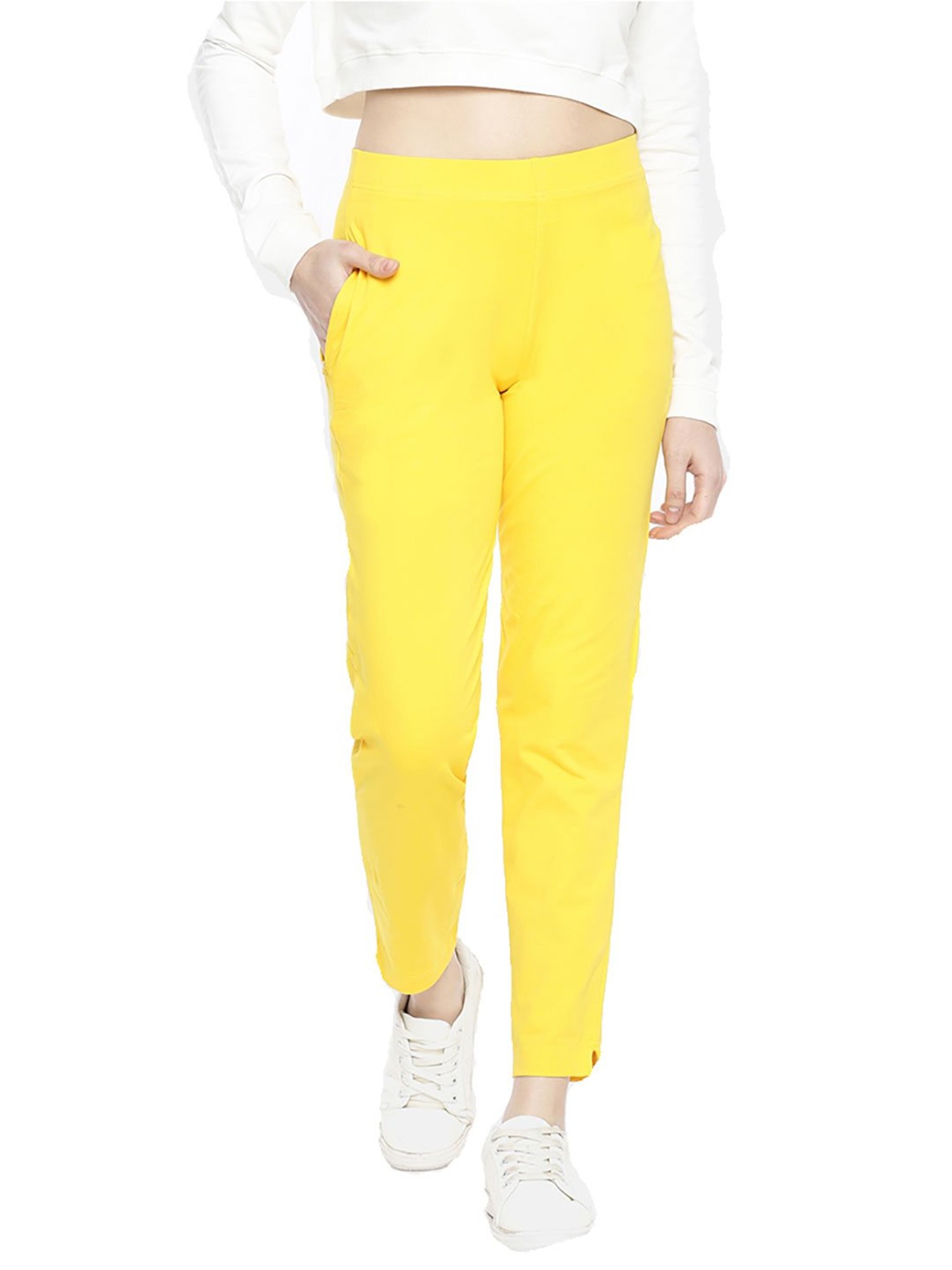 Duve Fashion Slim Fit Women Yellow Trousers  Buy Duve Fashion Slim Fit  Women Yellow Trousers Online at Best Prices in India  Flipkartcom