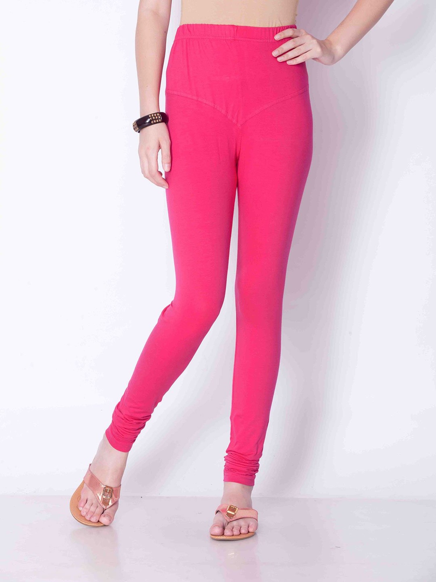 SEXY Summer Neon Pink Hand Knit Mohair Pants Fuzzy Leggings-thanhphatduhoc.com.vn