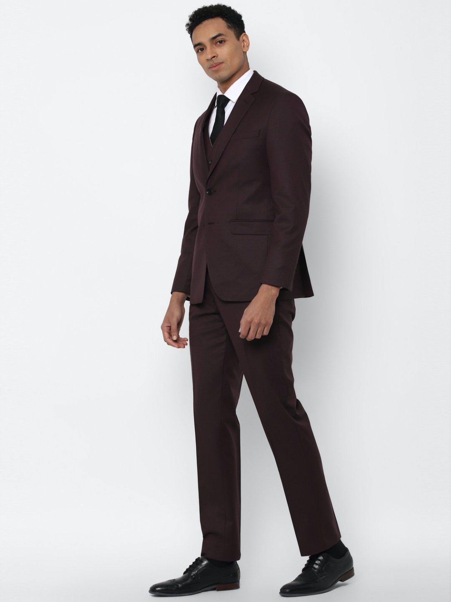 Burgundy Trousers Suit | Sumissura