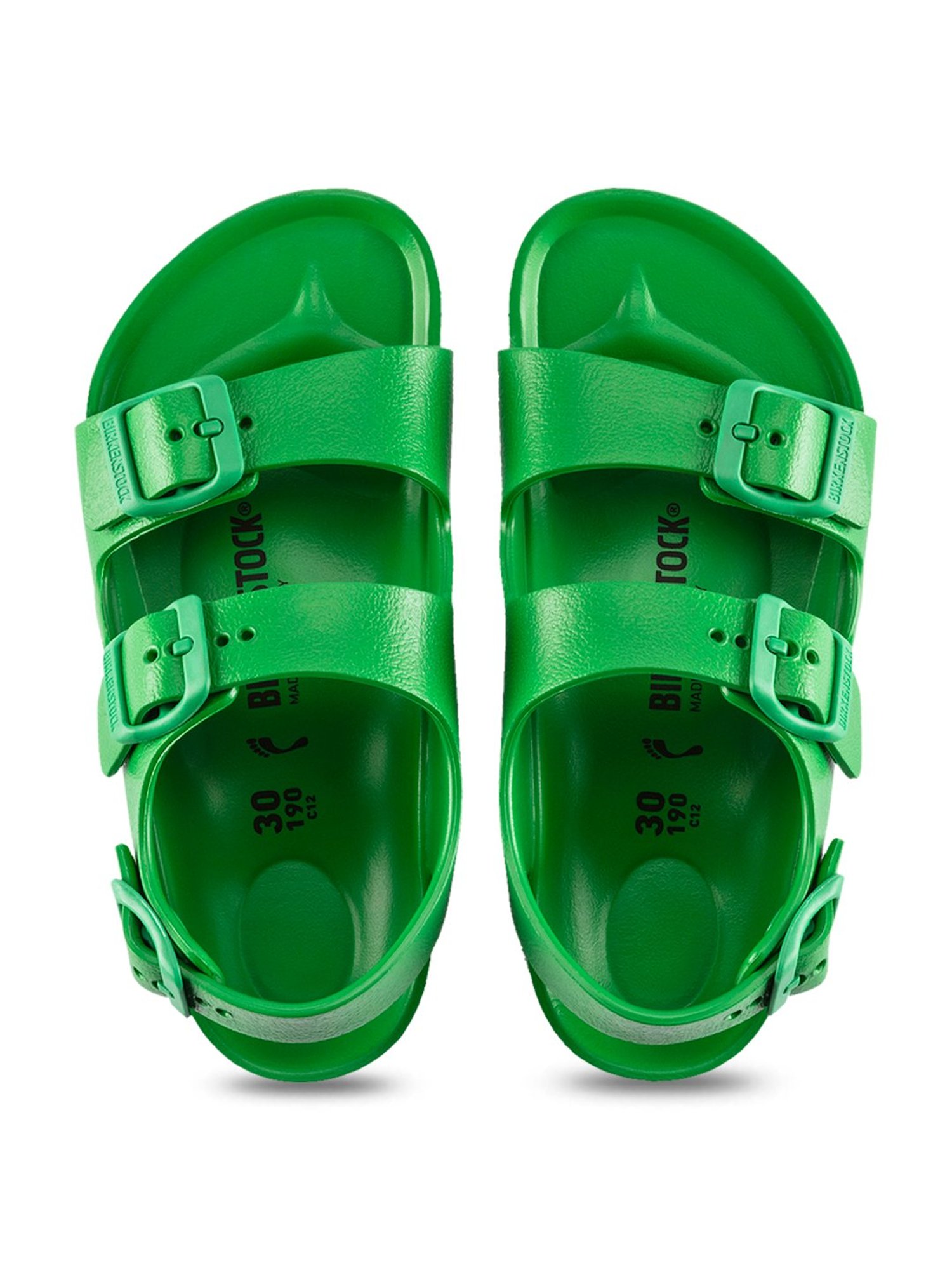 Buy Birkenstock Boys Milano Essentials Pine Green Floater Sandals