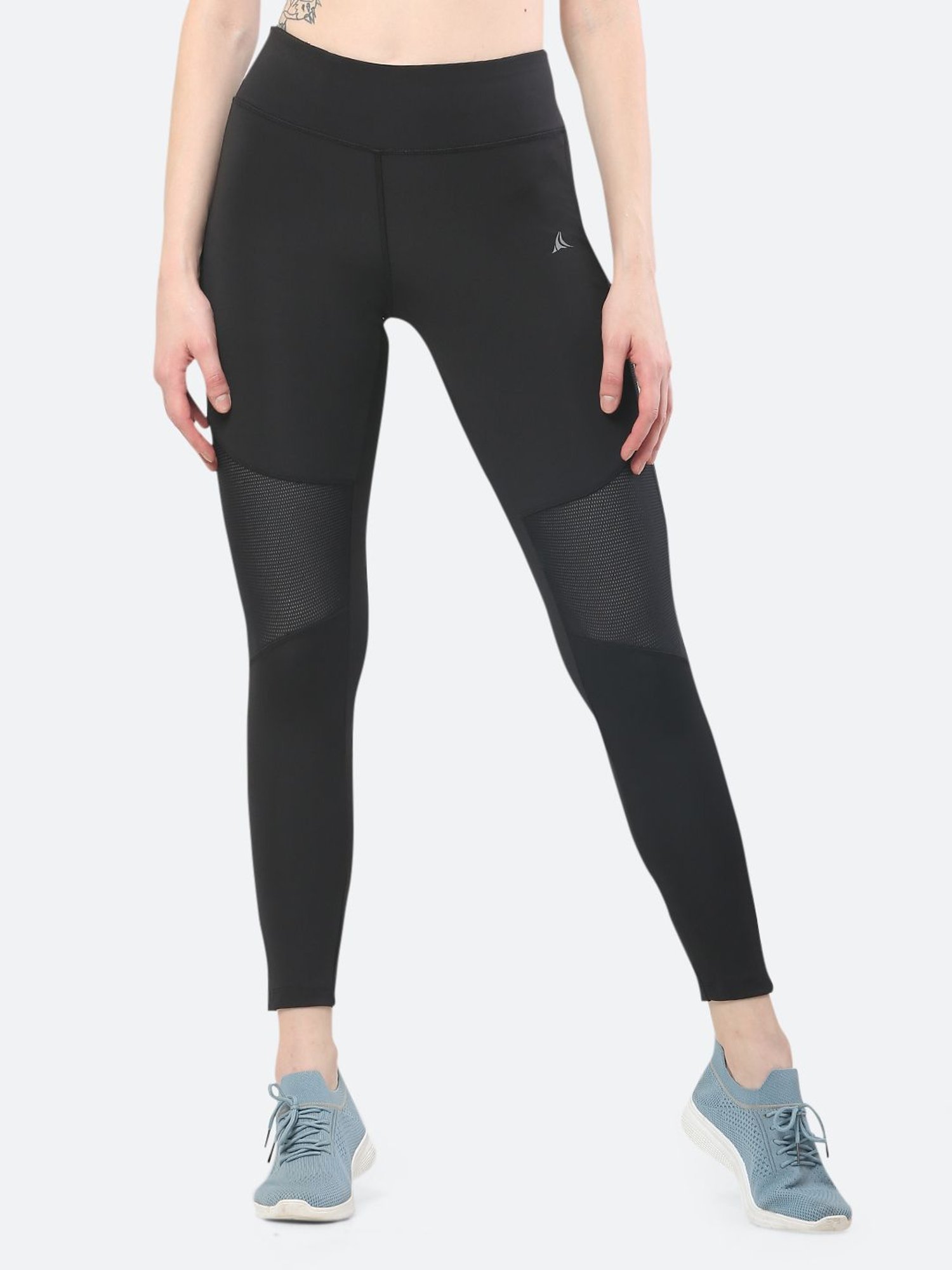 Buy Fitleasure Grey Mid Rise Tights for Women Online @ Tata CLiQ