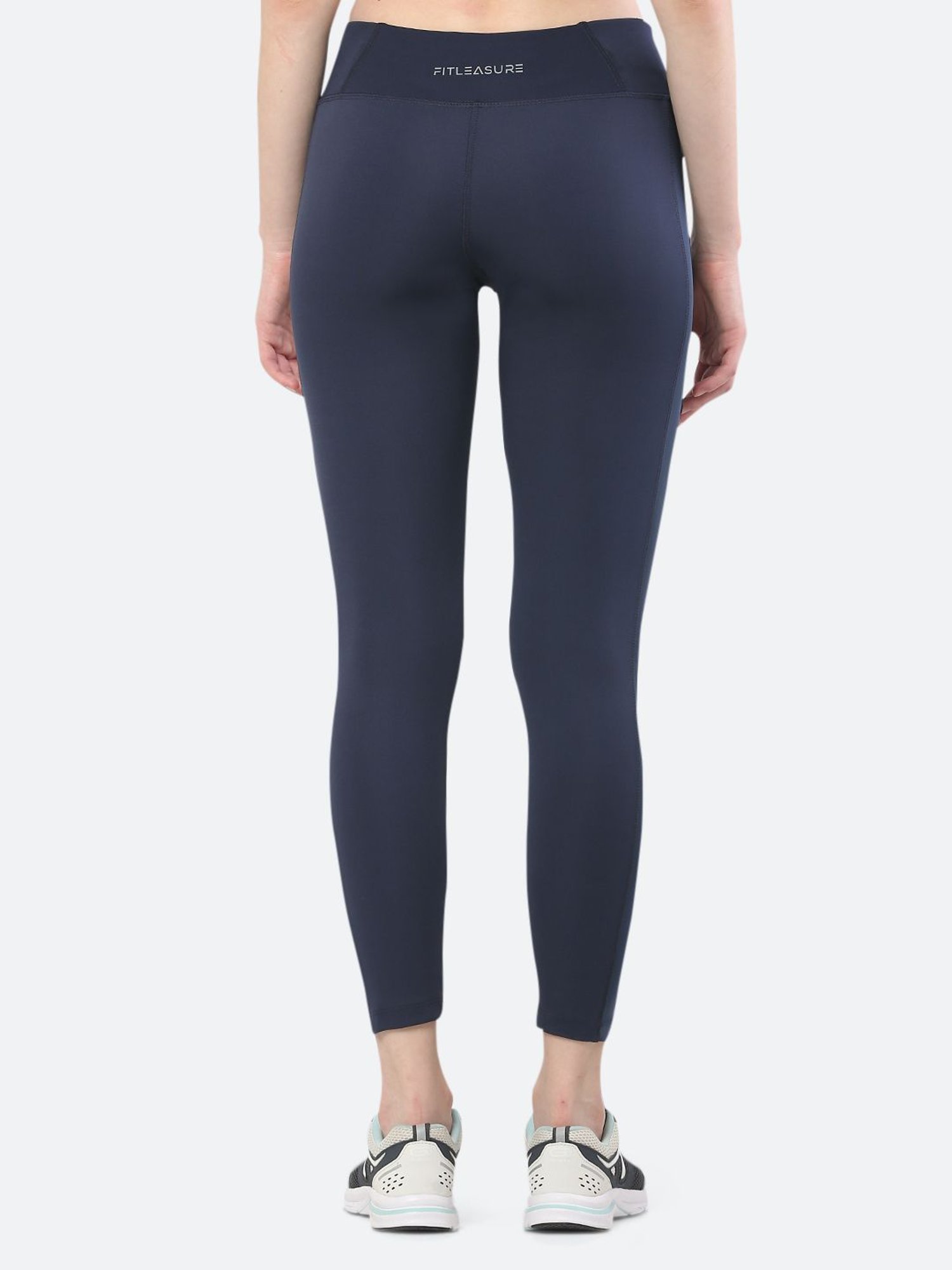 Buy Fitleasure Grey Mid Rise Tights for Women Online @ Tata CLiQ