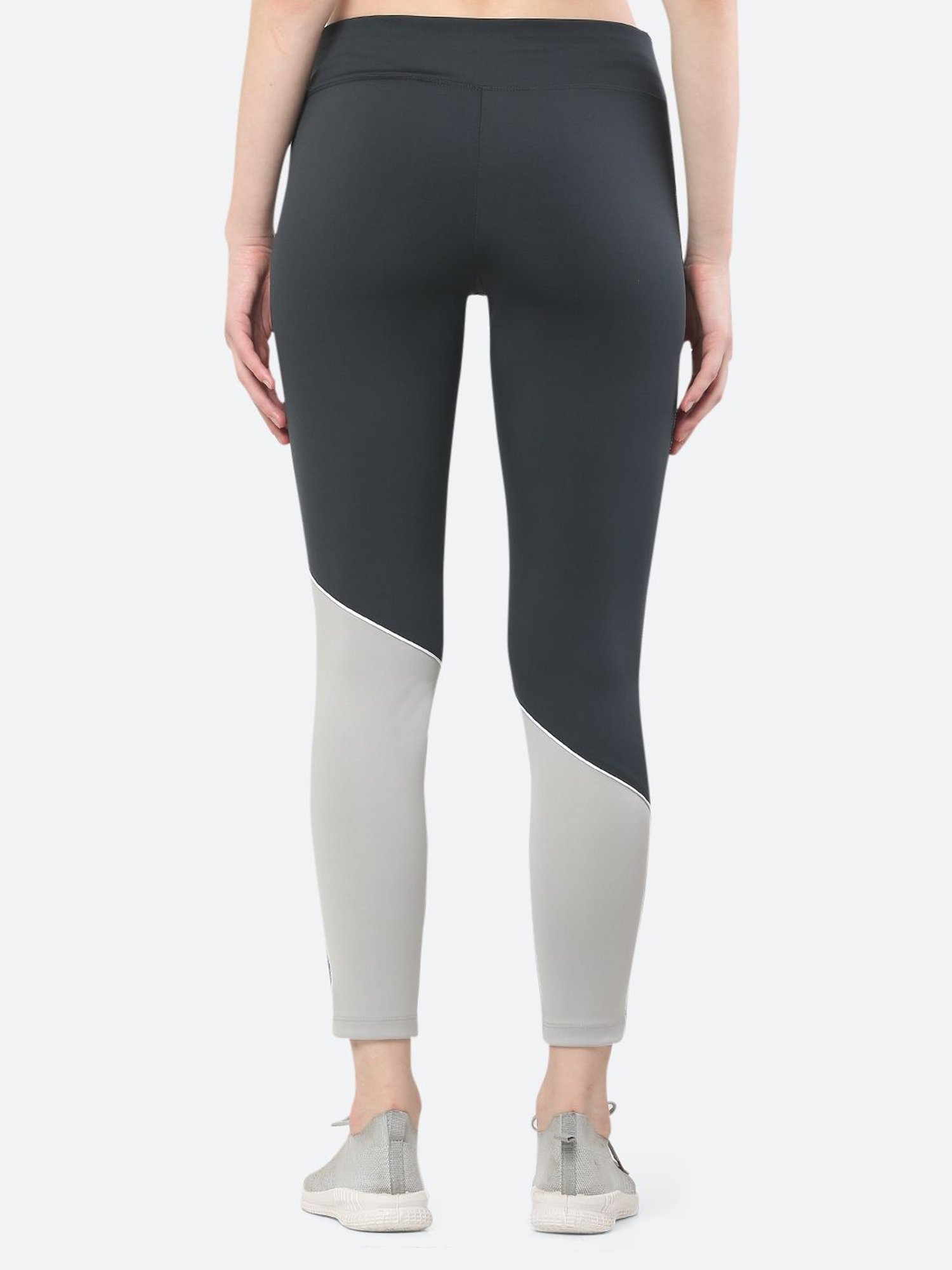 Buy Fitleasure Grey Mid Rise Tights for Women Online @ Tata CLiQ