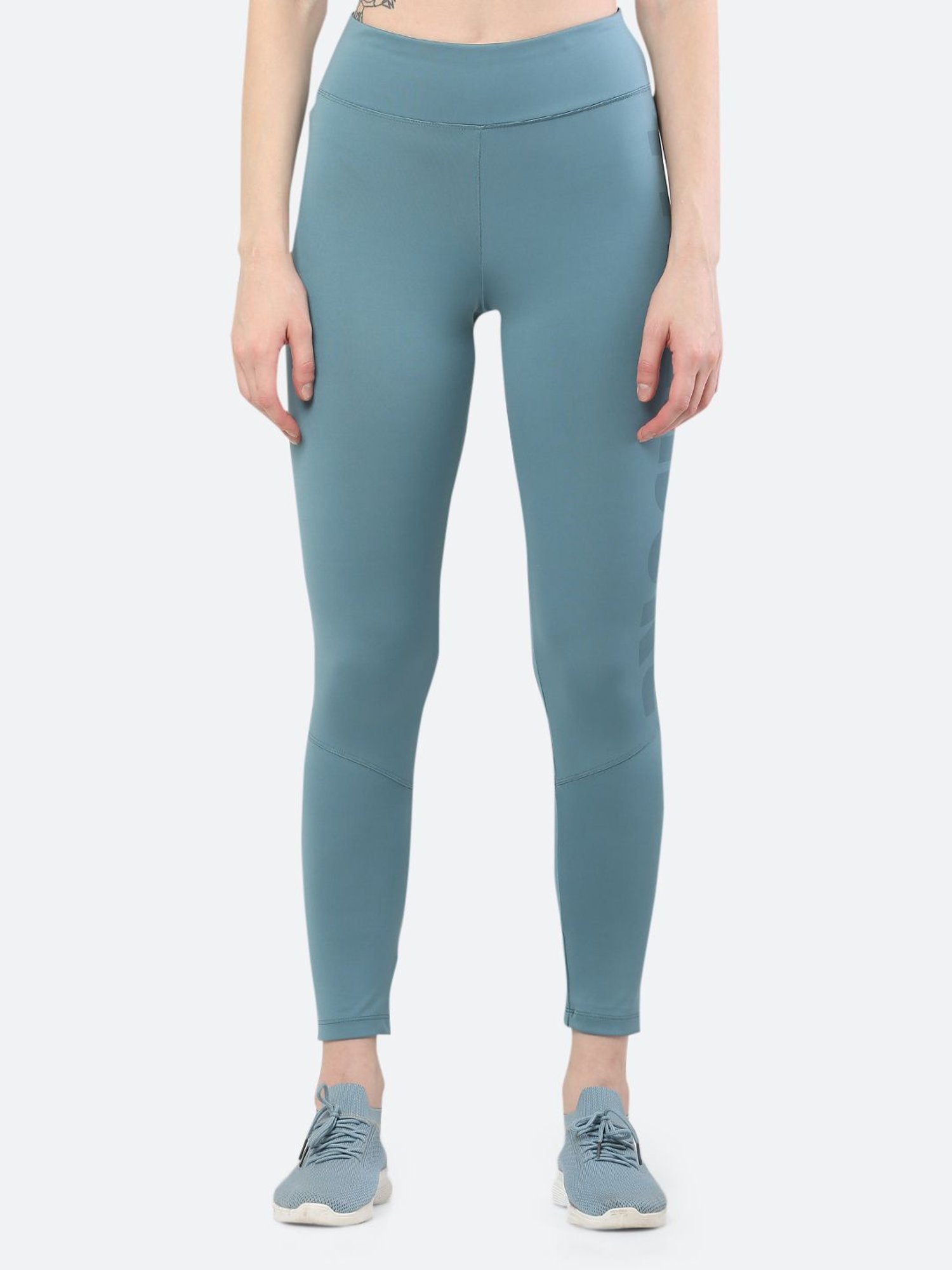 Buy Fitleasure Blue High Rise Tights for Women Online @ Tata CLiQ