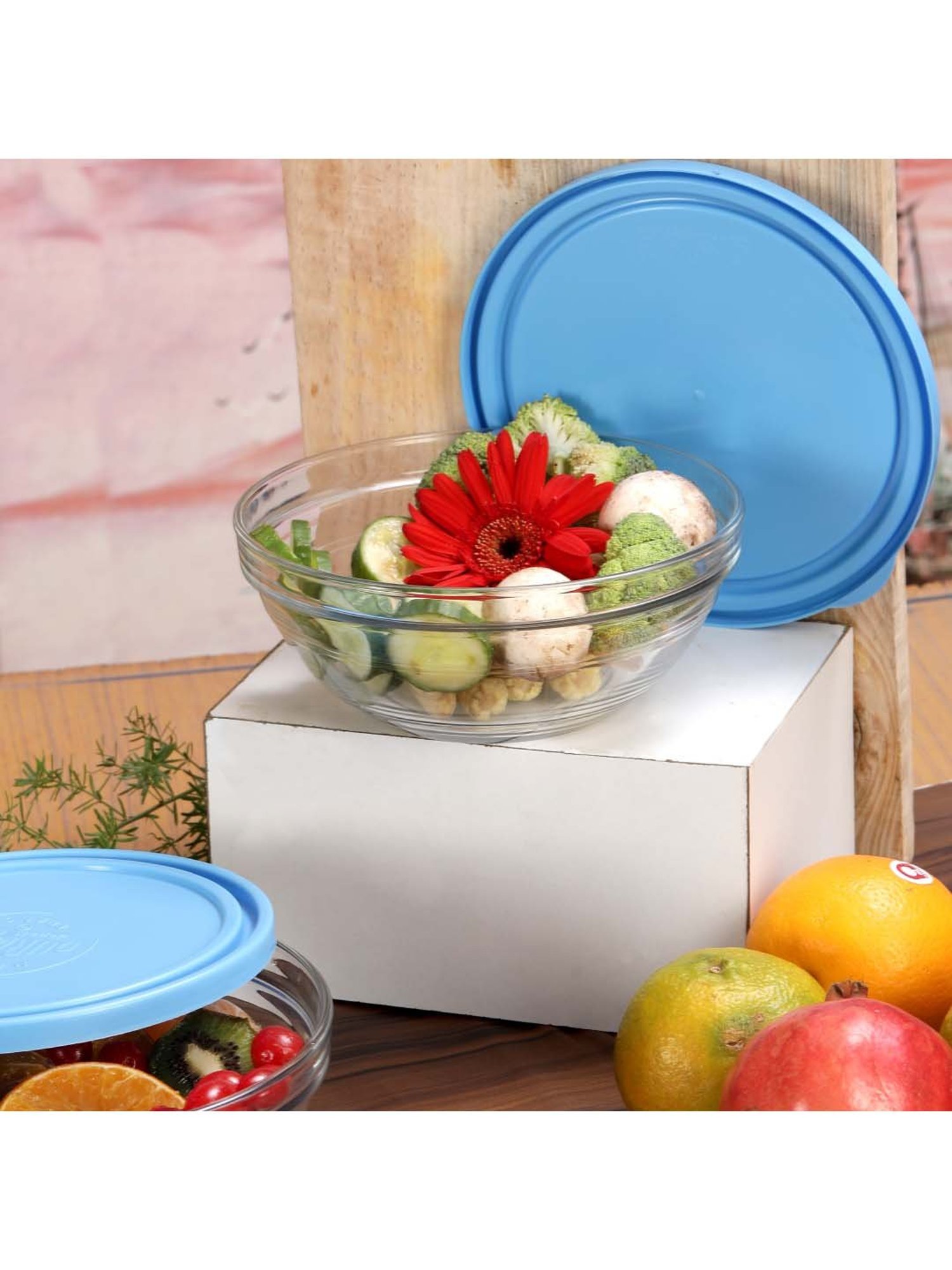 Buy Duralex Marine Square Fresh Box With Frosted Lid (1.15 L) - Set of 2 at  Best Price @ Tata CLiQ