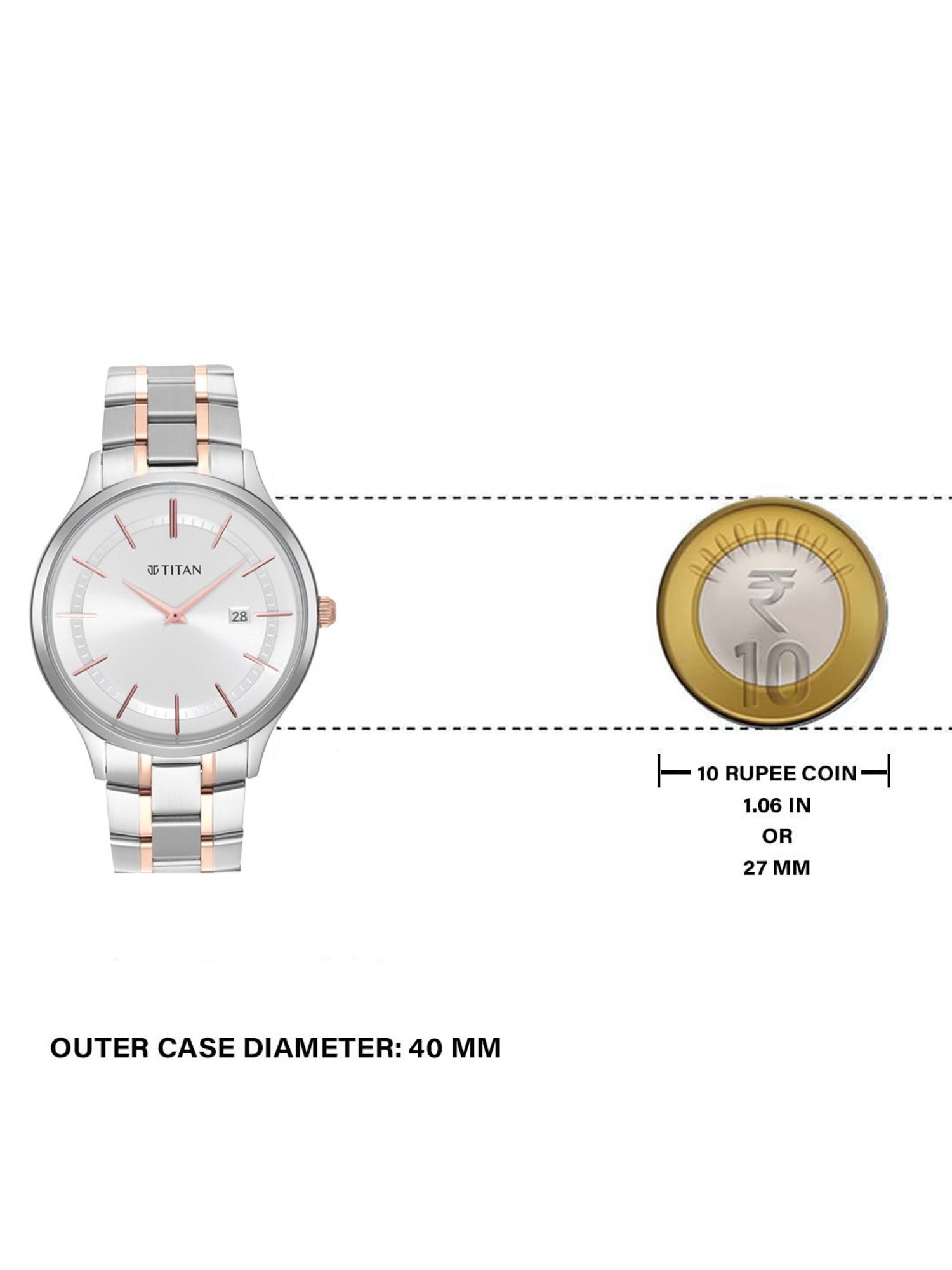 Buy Titan 90142KM01 Classique Slim Analog Watch for Men at Best Price @  Tata CLiQ