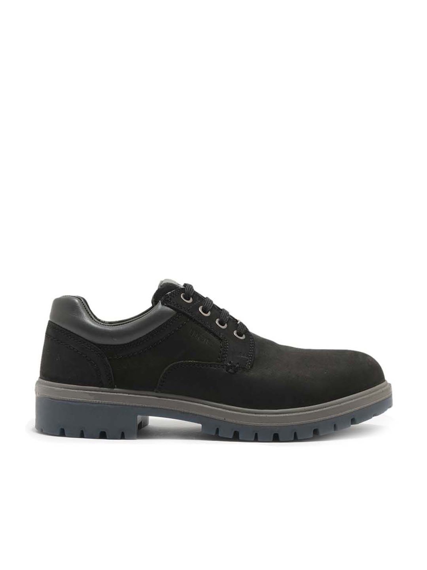 Buy Woodland Men's Black Derby Shoes 