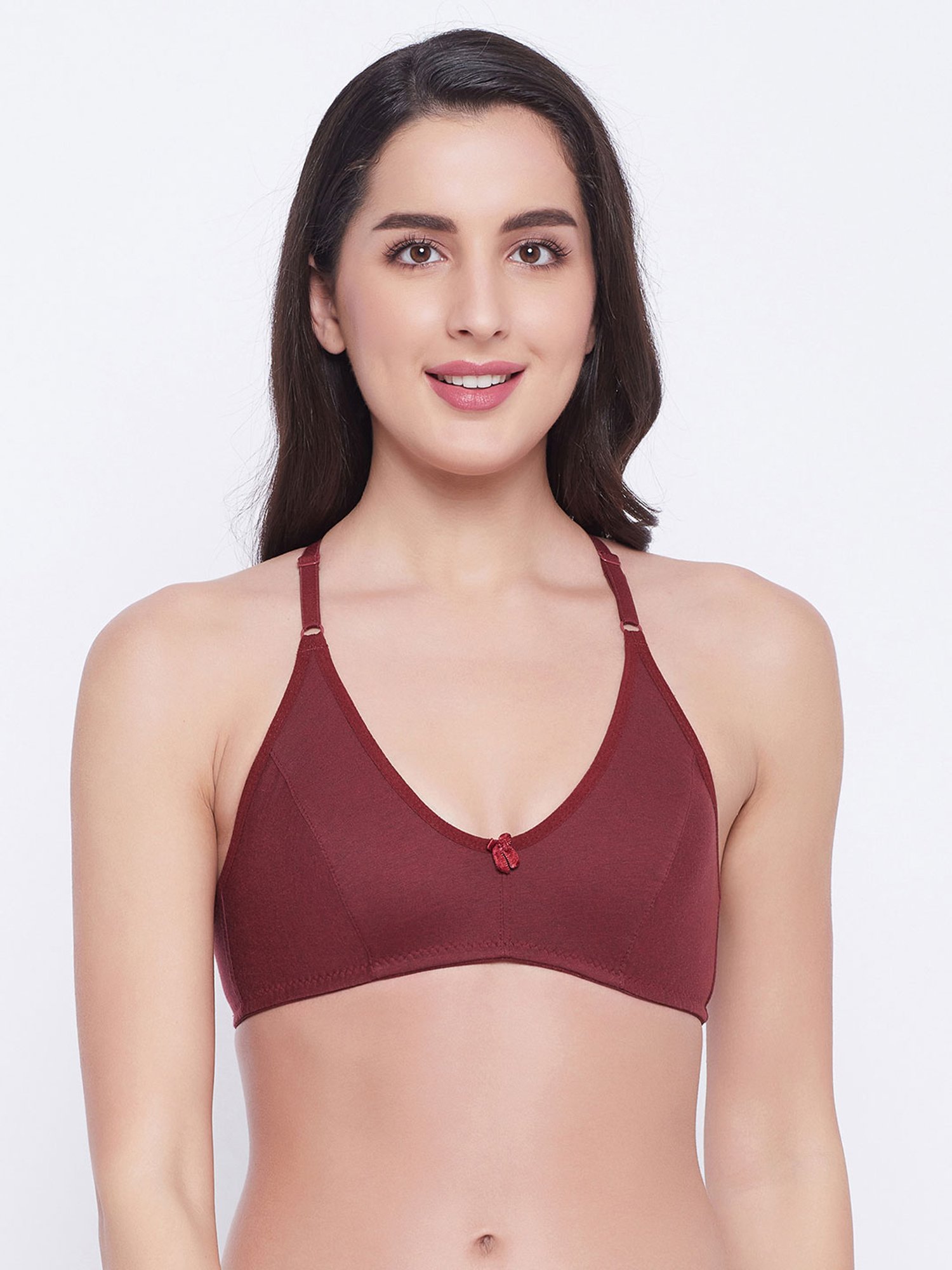 Buy Clovia Maroon Padded Bra for Women Online @ Tata CLiQ