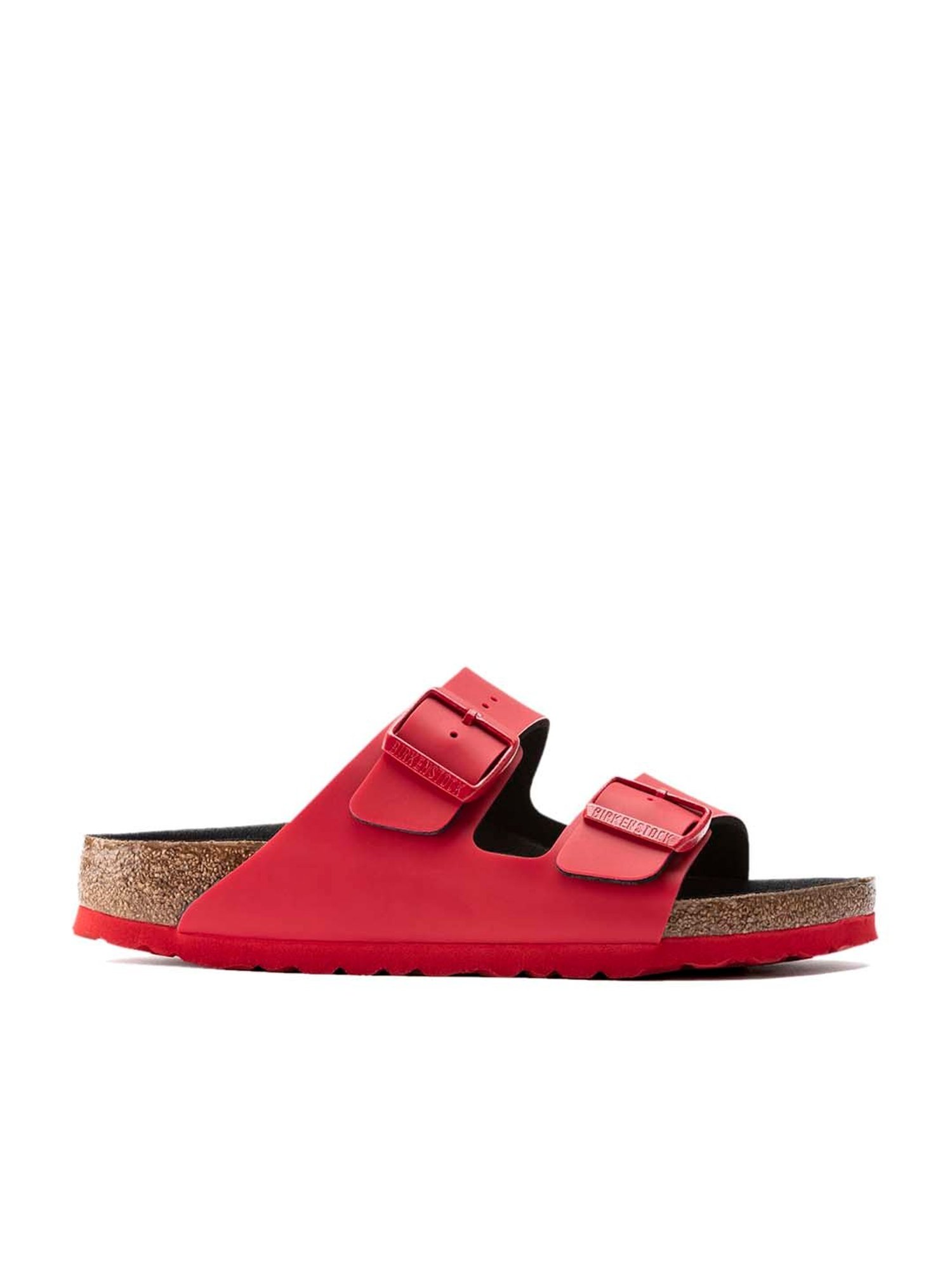 Red birkenstock arizona discount sandals