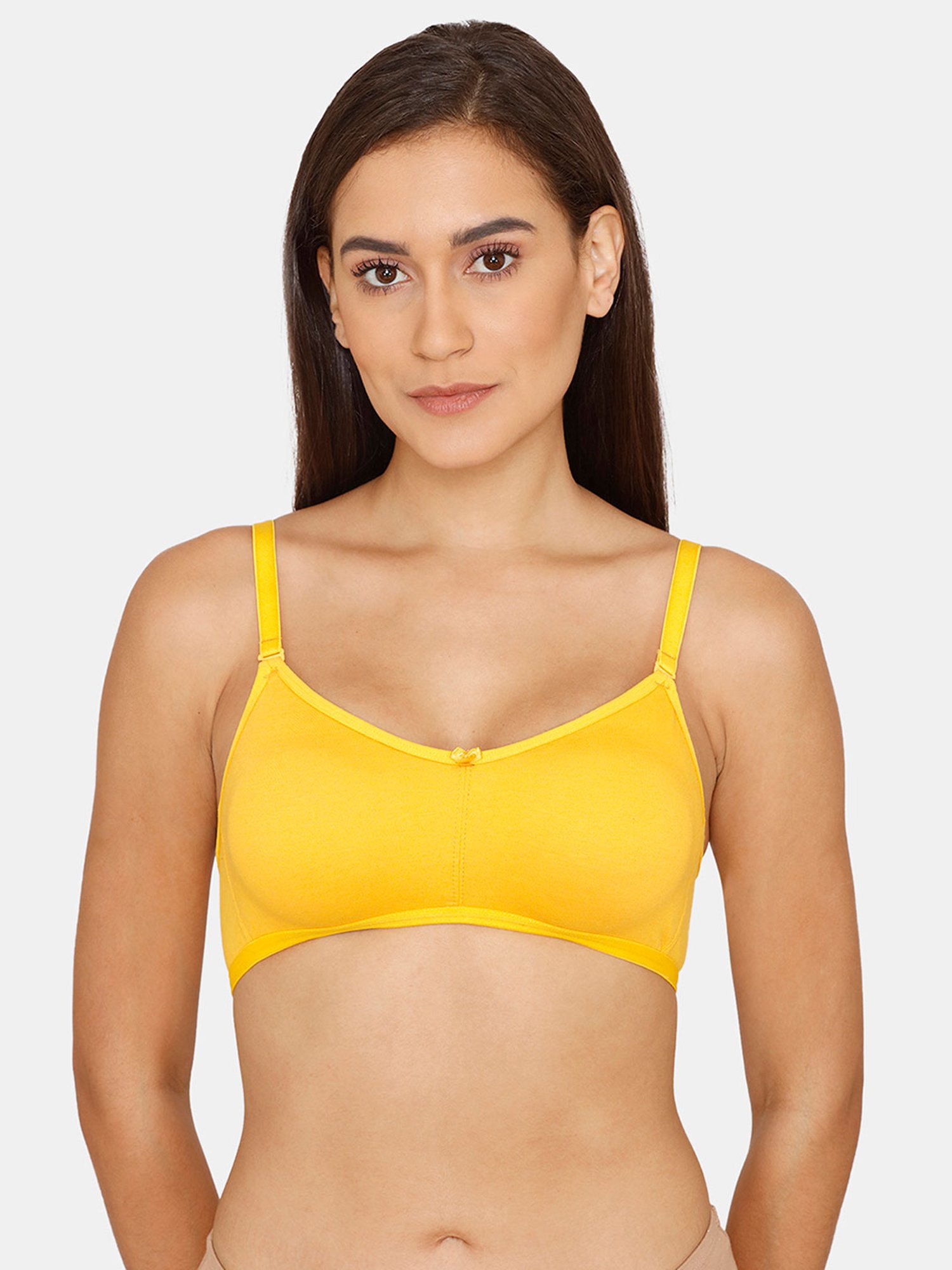 Buy Rosaline by Zivame Yellow Under Wired Padded T-Shirt Bra for Women  Online @ Tata CLiQ