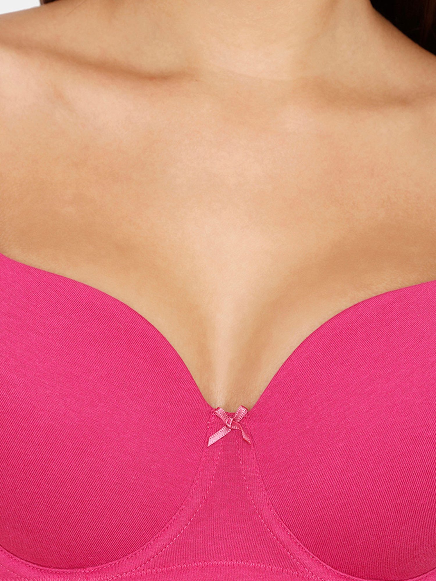 Buy Rosaline by Zivame Fuchsia Under-wired Padded T-Shirt Bra for Women  Online @ Tata CLiQ