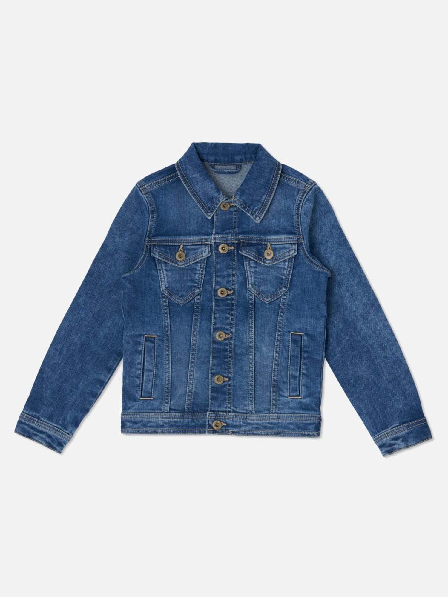 Buy Toddler Baby Boys Girls Denim Jacket Kids Button Jeans Jacket Top Coat  Outerwear (Blue, 12-18 Months) at Amazon.in