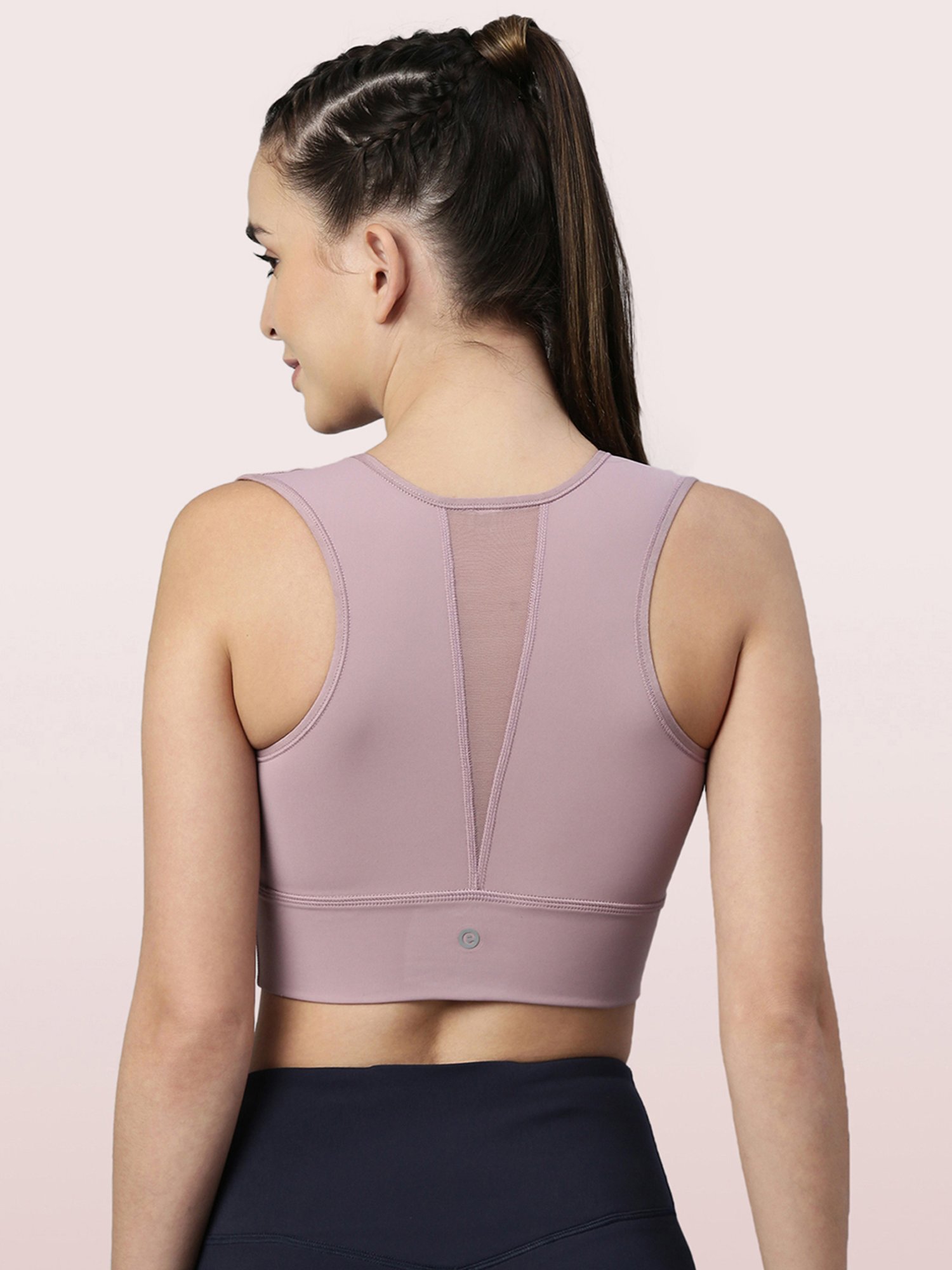 Buy Enamor Lilac Round Neck Sports Bra for Women's Online @ Tata CLiQ