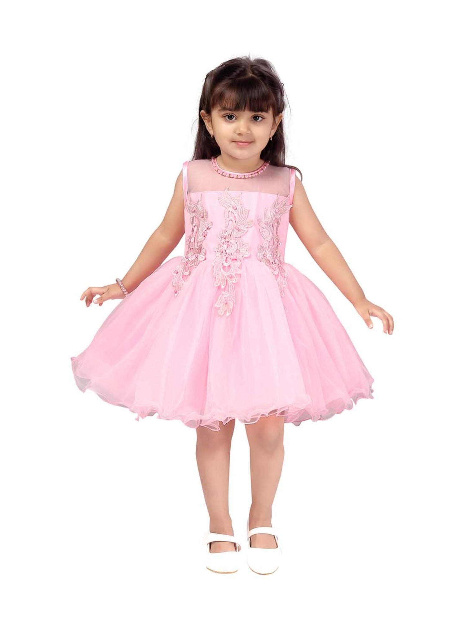 Buy Aarika Girls Pink Colour Frock Online at Best Prices in India  JioMart