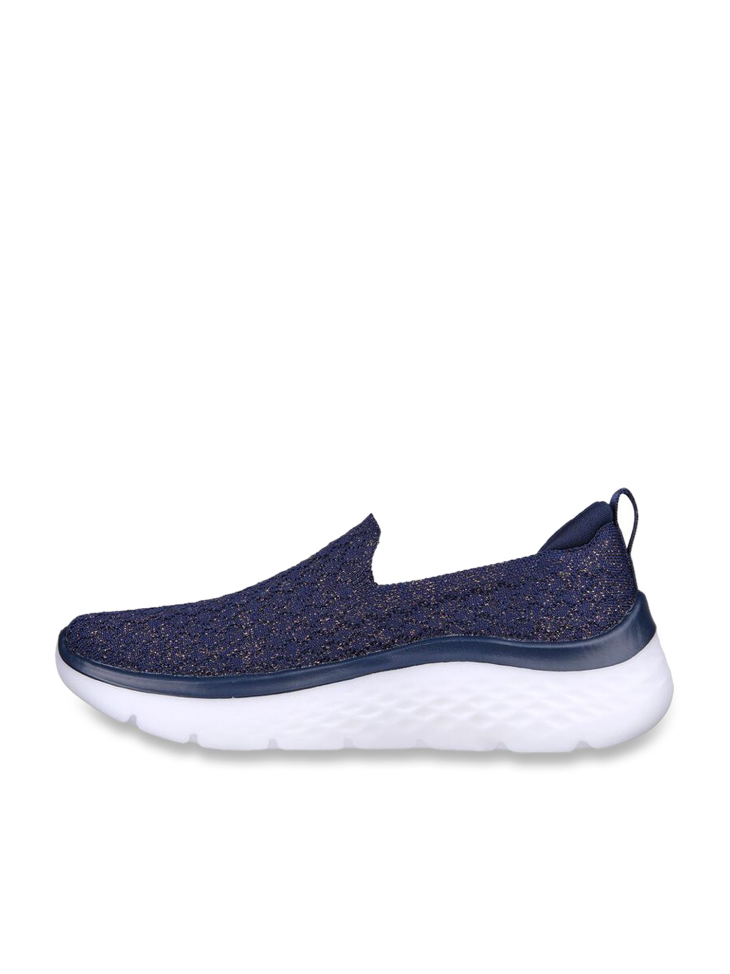 Skechers GoWalk Hyper Burst Slip On Womens Walking Shoes - Navy