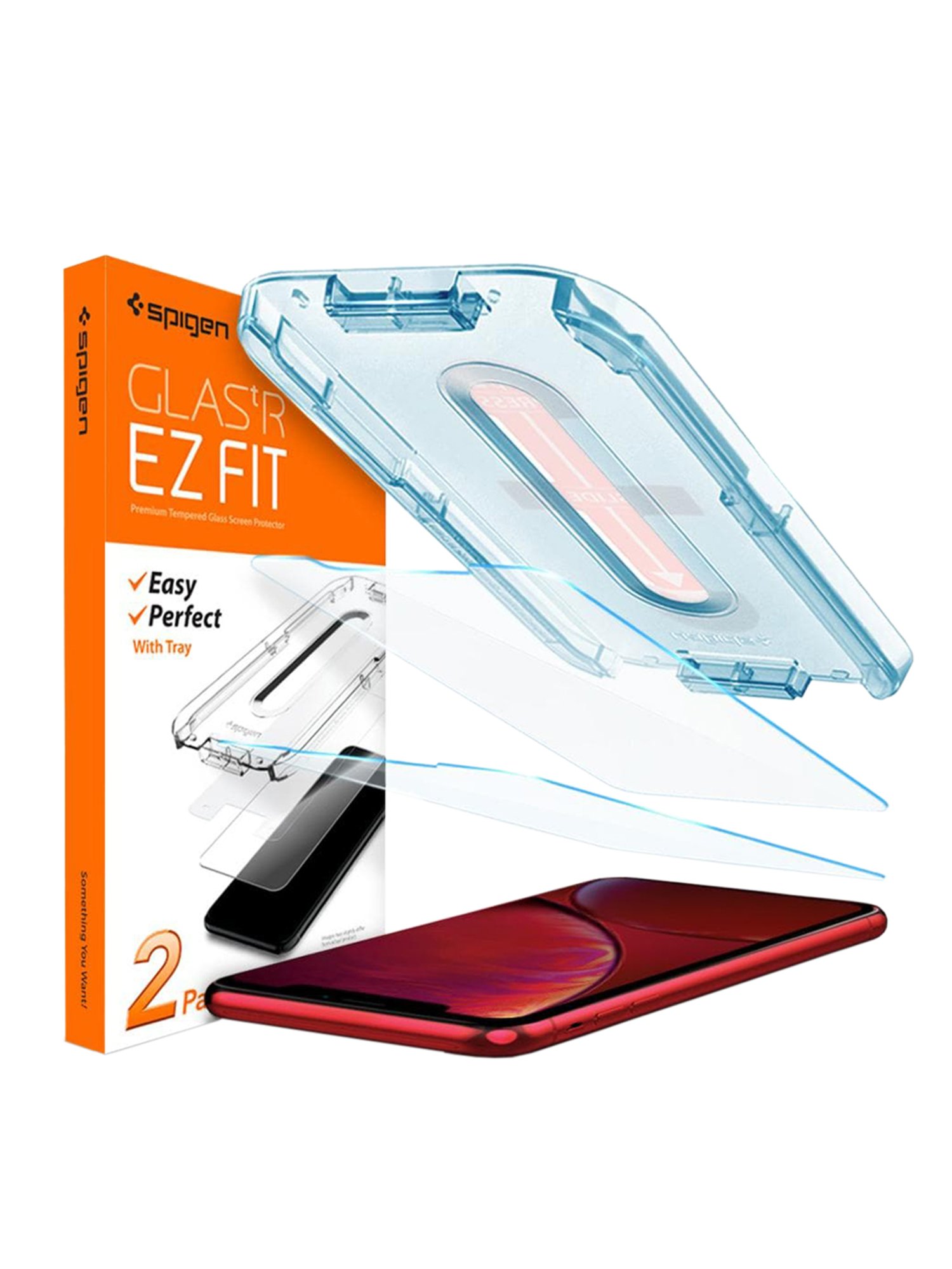 Spigen Tempered Glass Screen Protector [GlasTR EZ India