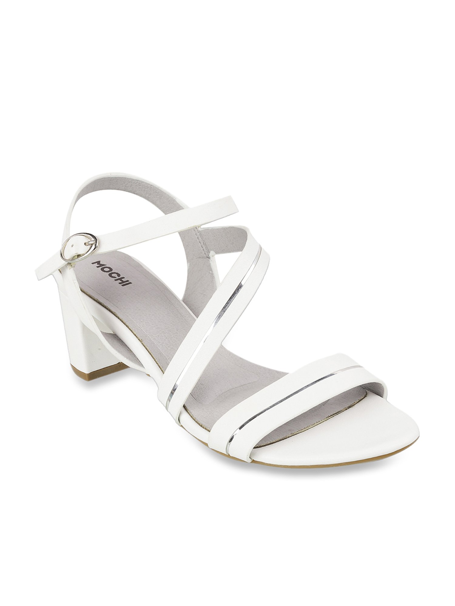 Buy Mochi Men's White Back Strap Sandals for Men at Best Price @ Tata CLiQ