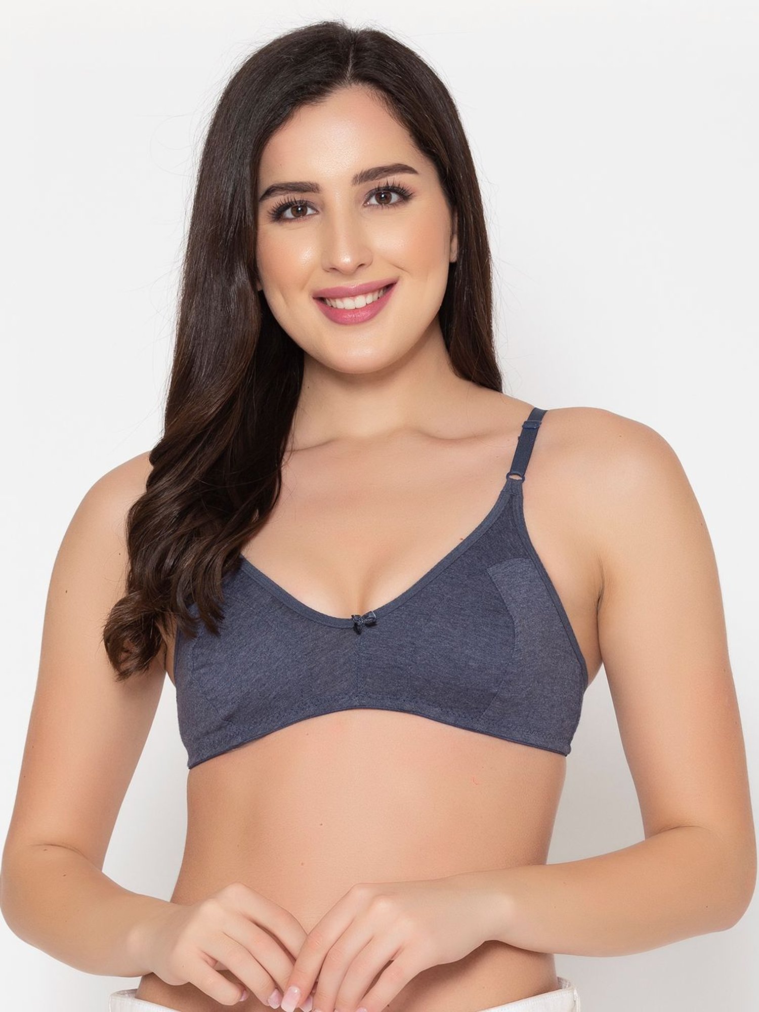 Buy Clovia Blue Full Coverage Non-Padded Bra & Panty Set for Women's Online  @ Tata CLiQ