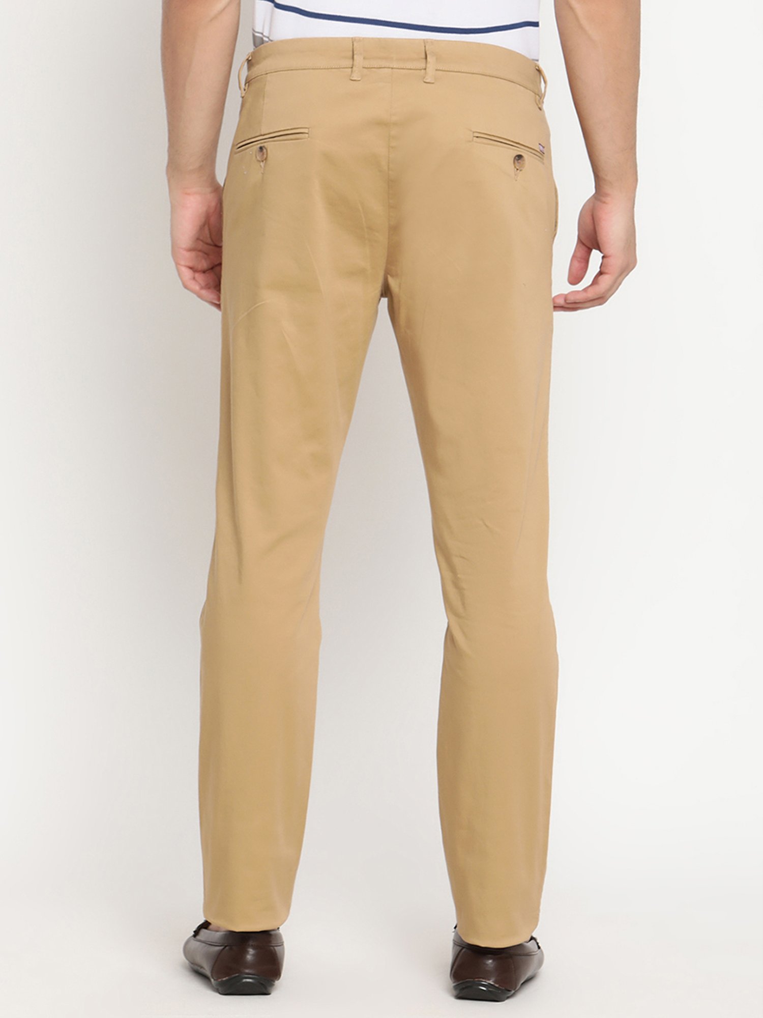 Buy Cantabil Men Brown Casual Trouser Online