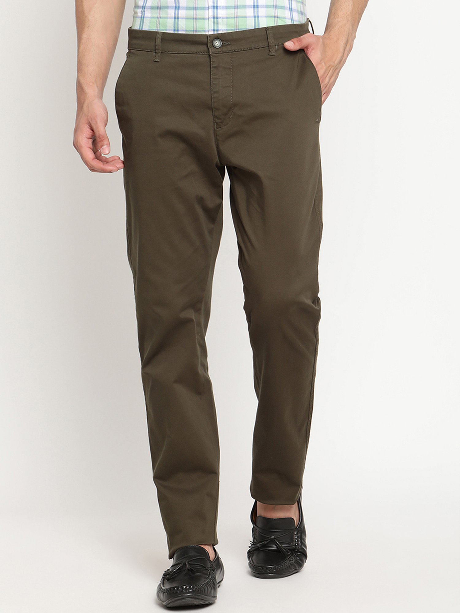 Cantabil Grey Trousers  Buy Cantabil Grey Trousers Online In India